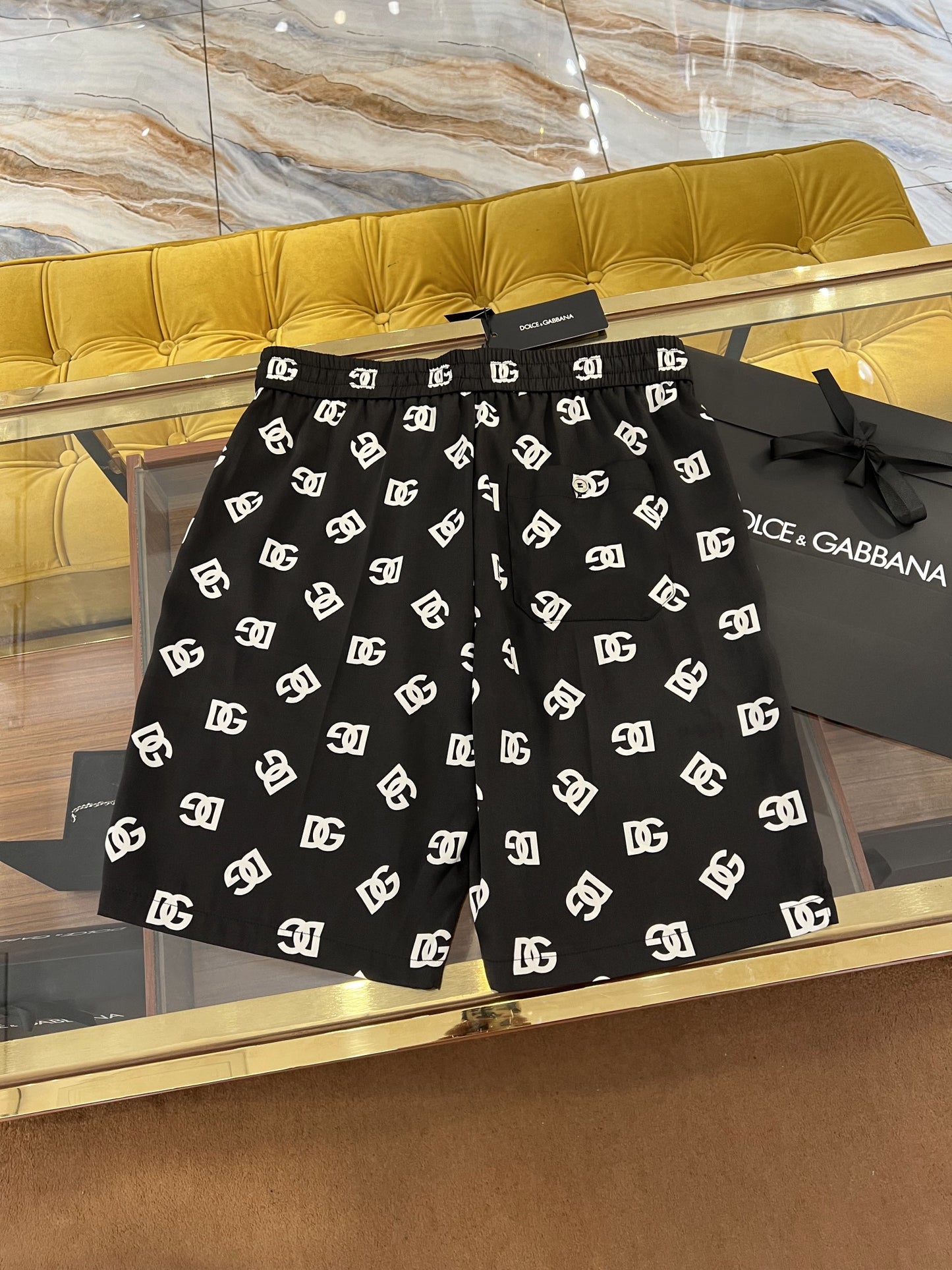 D&G Silk Shirt And Shorts Set