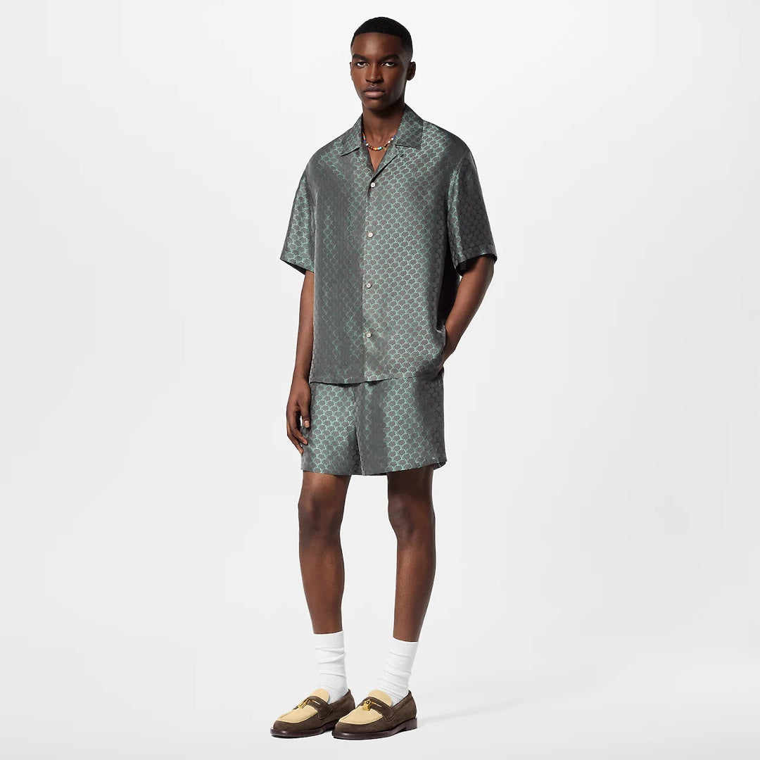 Lv Short-Sleeved Signature Shirt