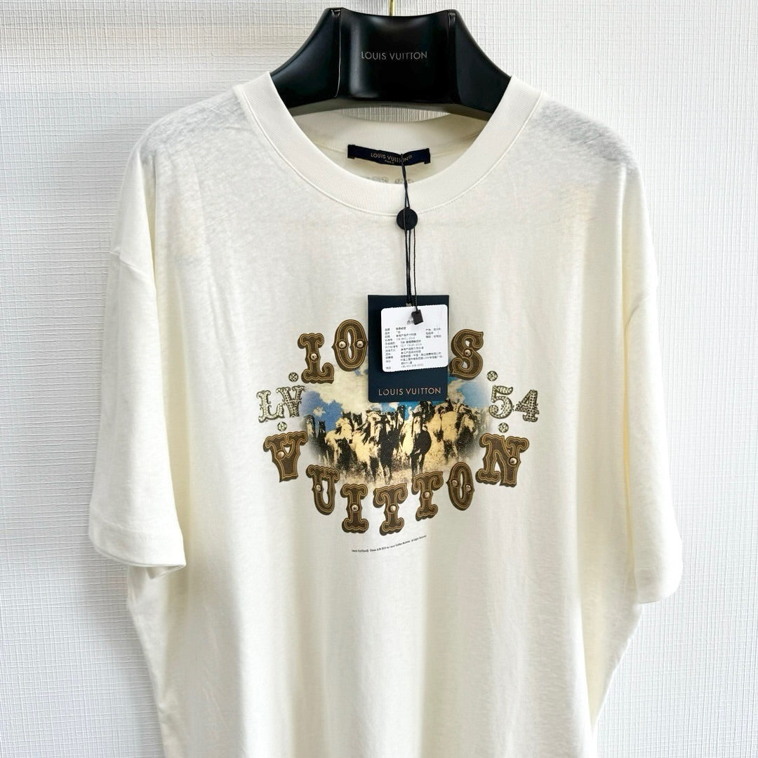 Lv Short-Sleeved Signature Shirt