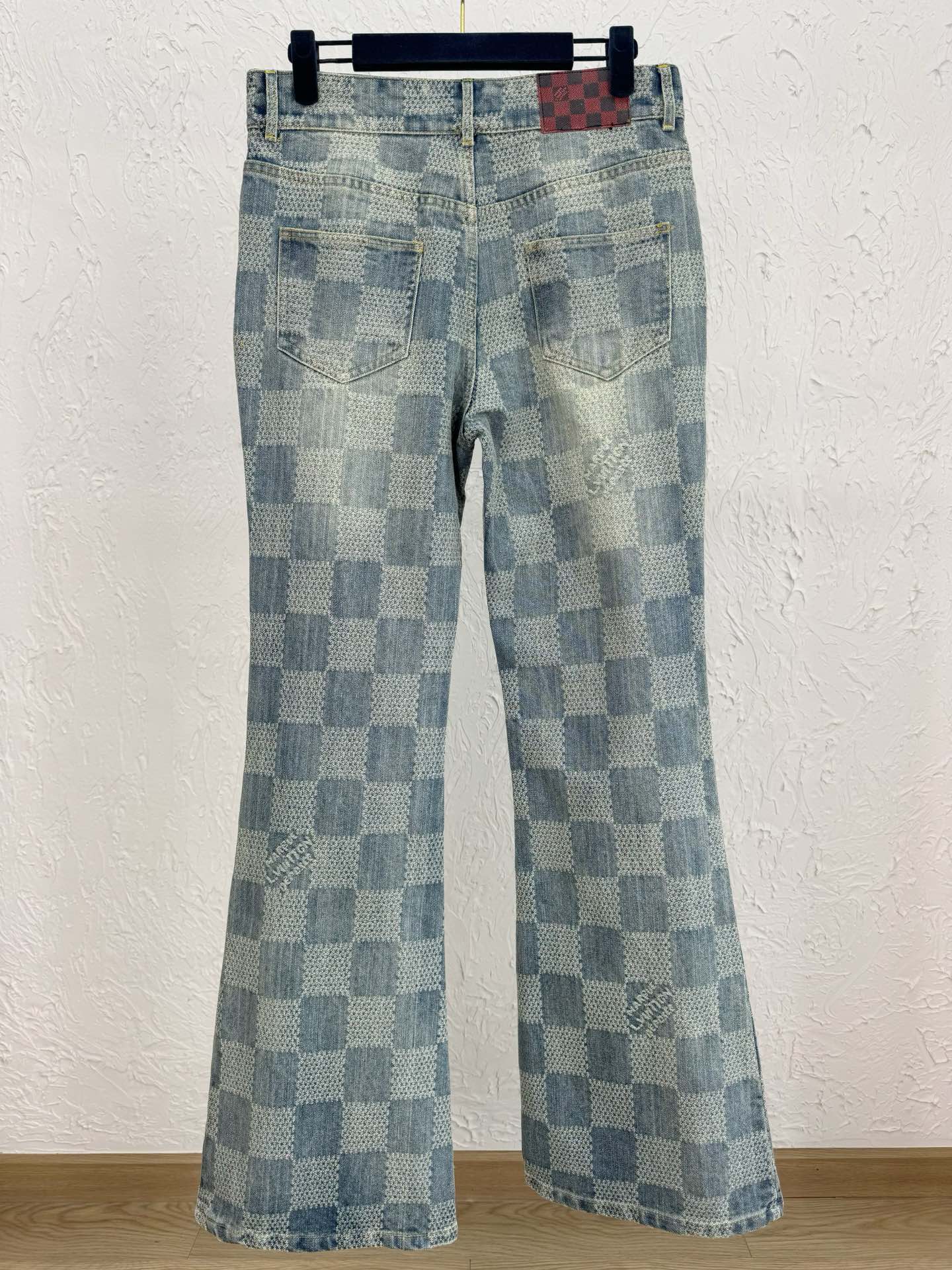 LV Monogram Denim Carpenter Pants