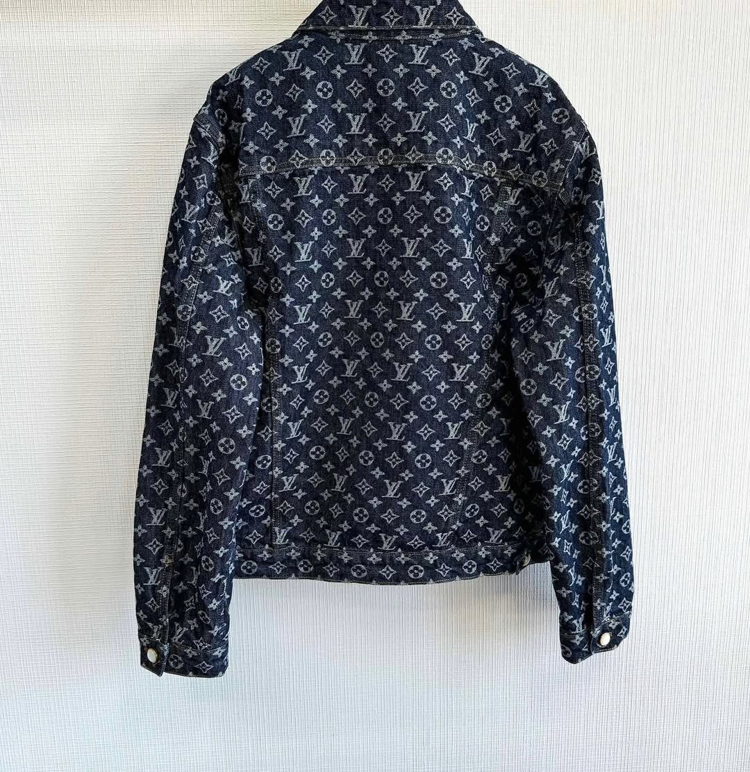 Lv Monogram Denim Jacket