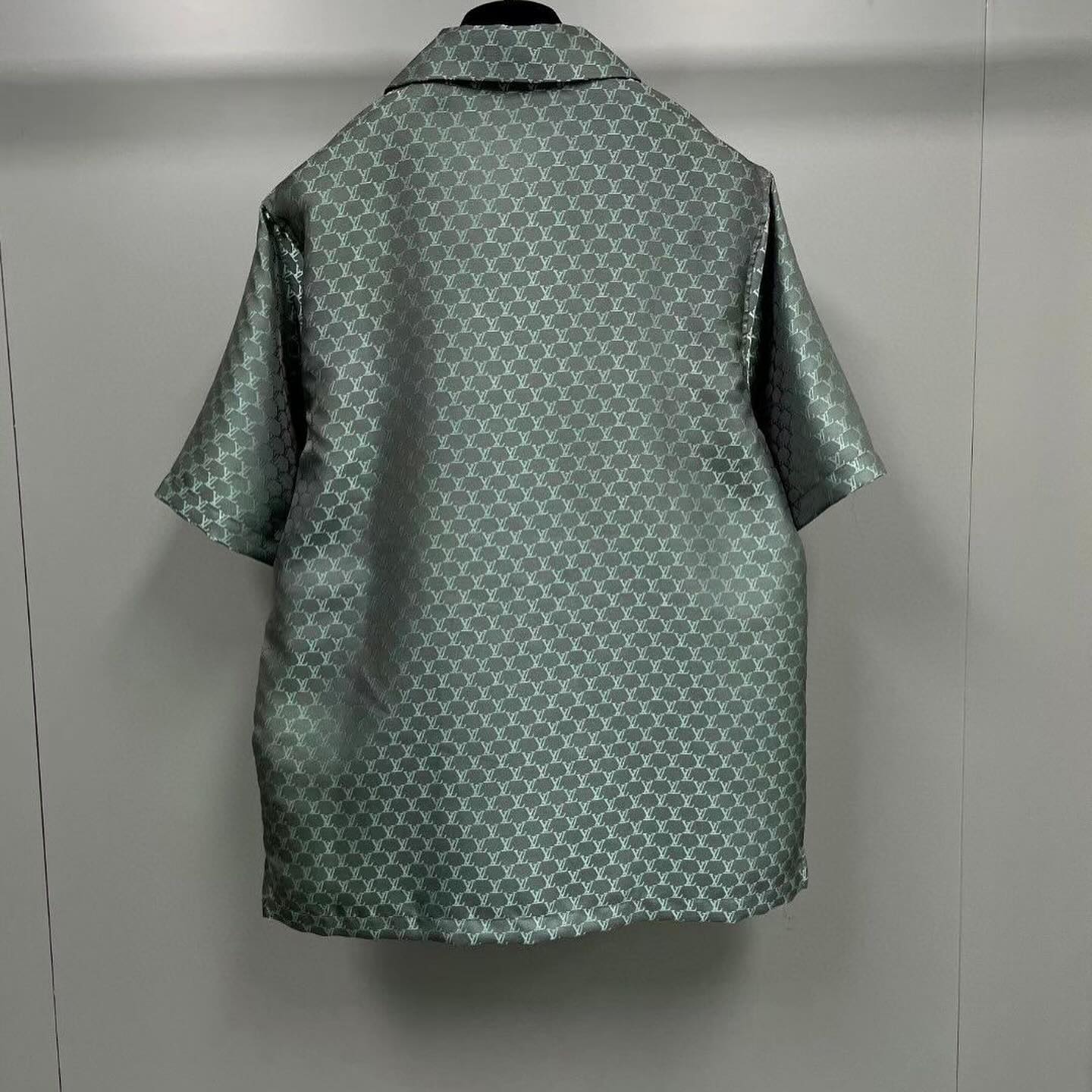 Louis Vuitton Monogram Silk Shirt And Shorts Set