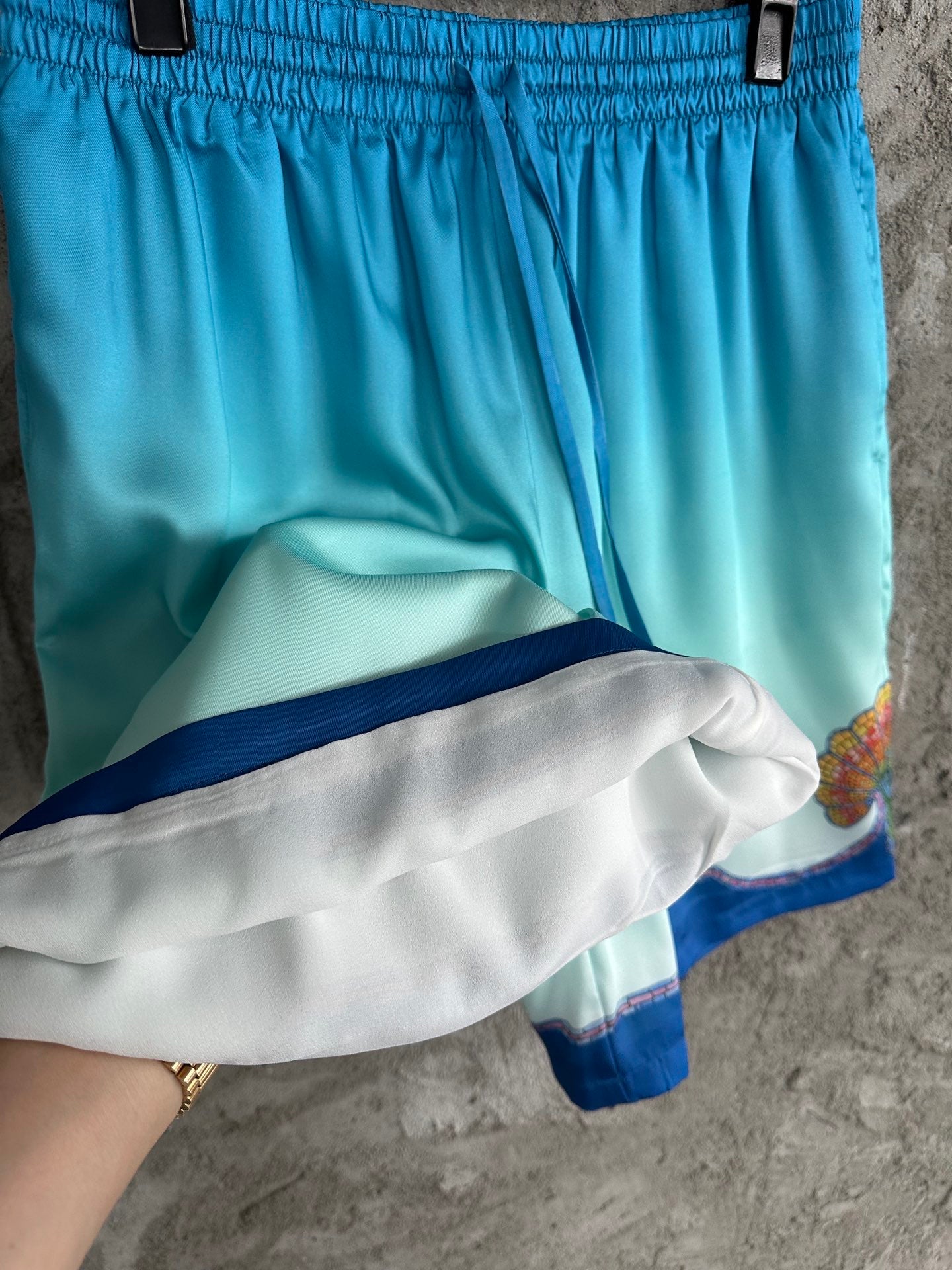 Casablanca Silk Shorts