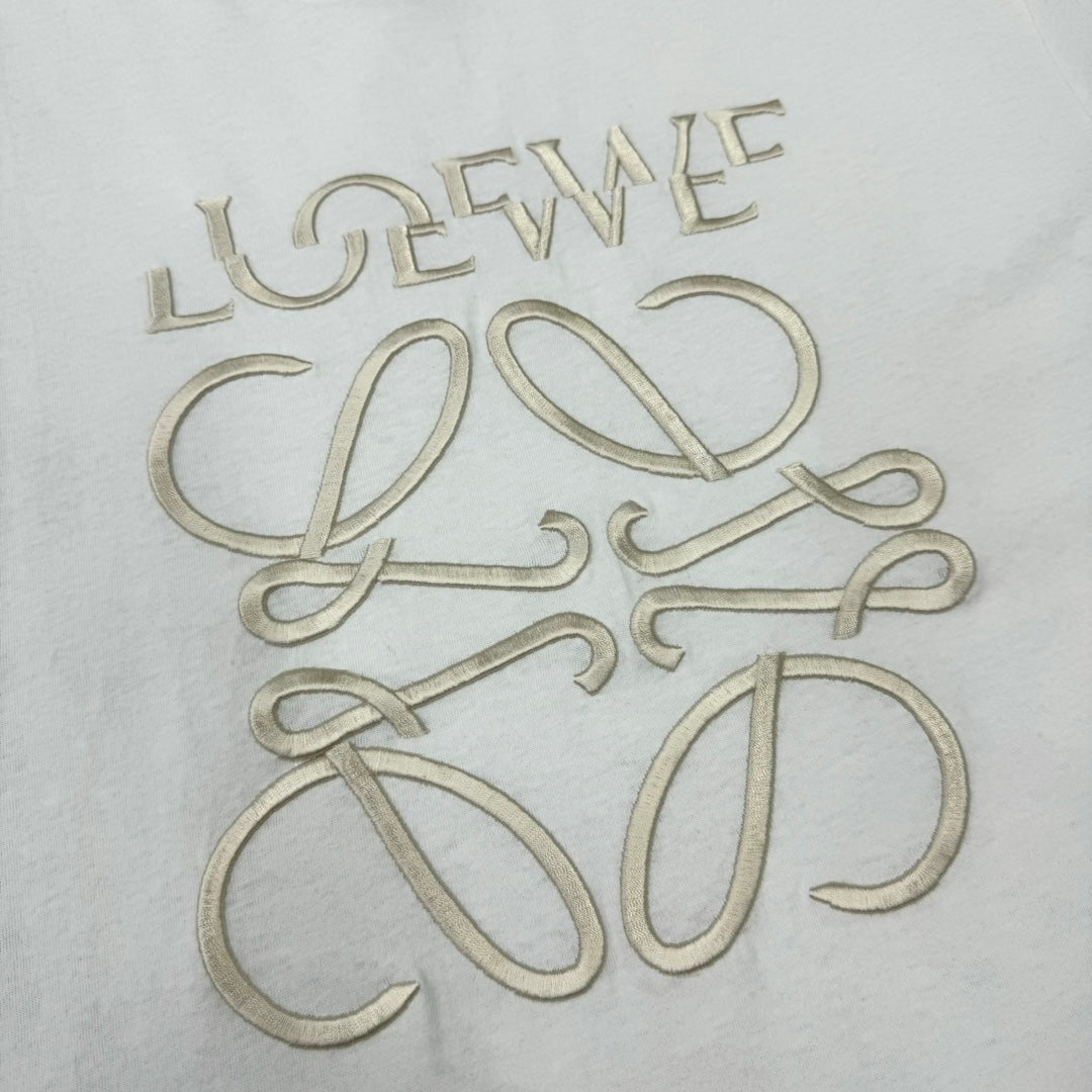 LOEWE  Anagram Logo Embroidered Cotton Jersey T-Shirt