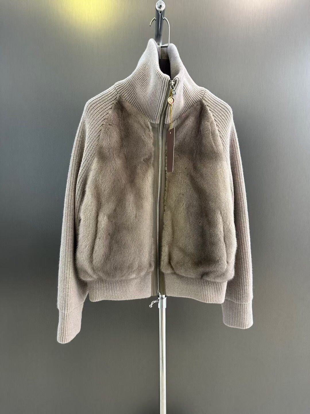 Loro Piana Mink Zip Jacket