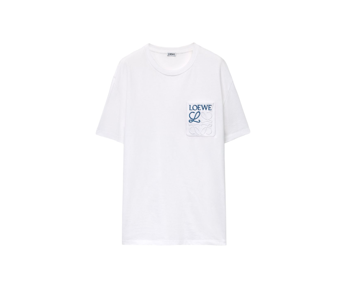 LOEWE  Anagram Logo Embroidered Cotton Jersey T-Shirt