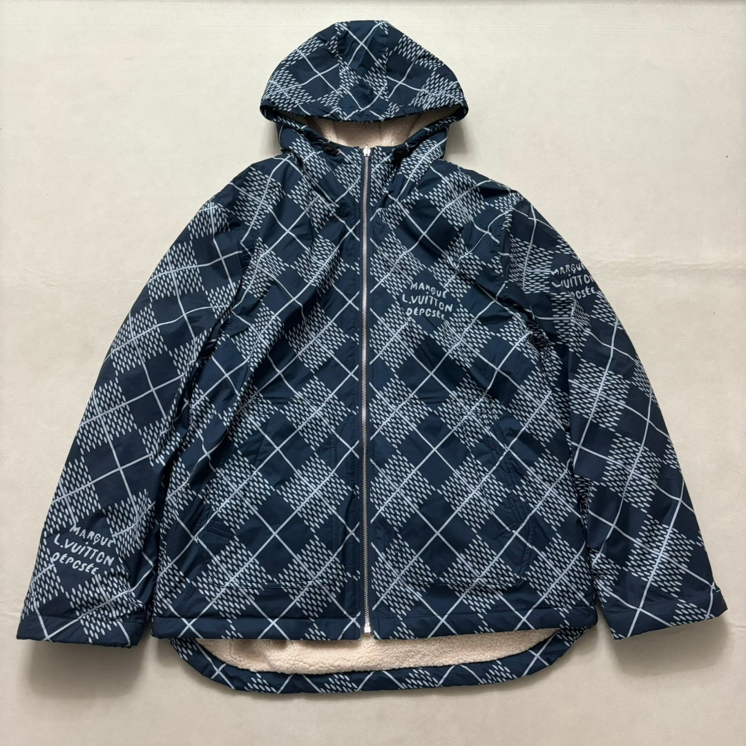 Lv Denim Fleece Blouson