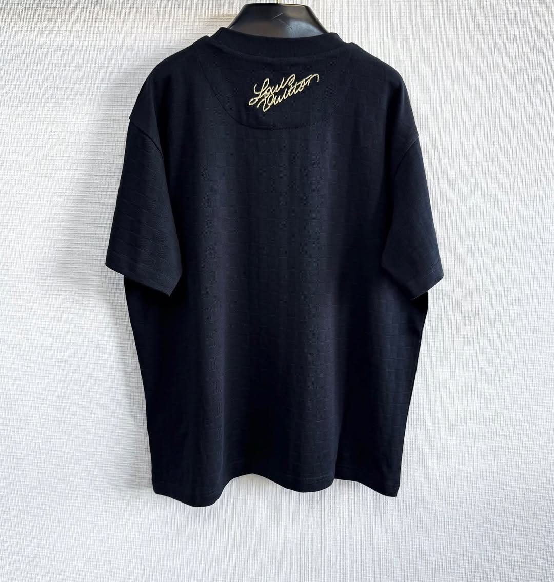 Lv Signature Patch Cotton T-Shirt