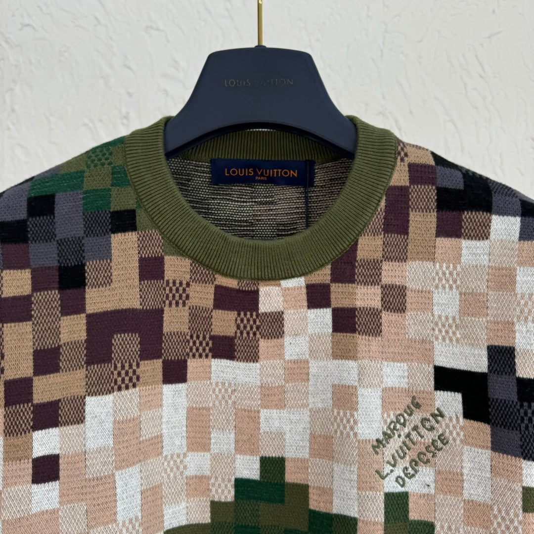 Lv Cotton Military Crewneck