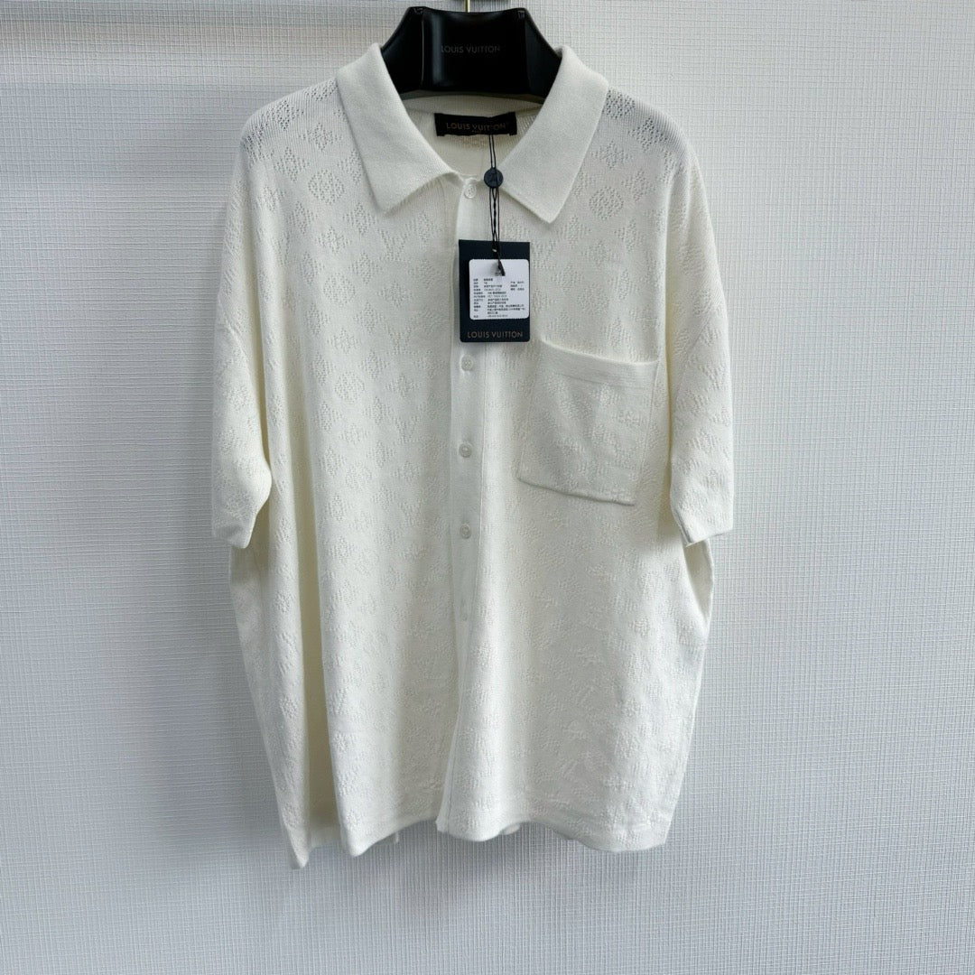 Lv Short-Sleeved Signature Shirt