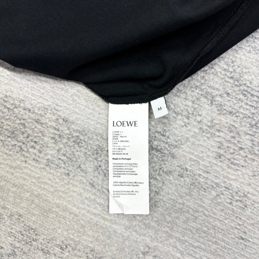 LOEWE  Anagram Logo Embroidered Cotton Jersey T-Shirt