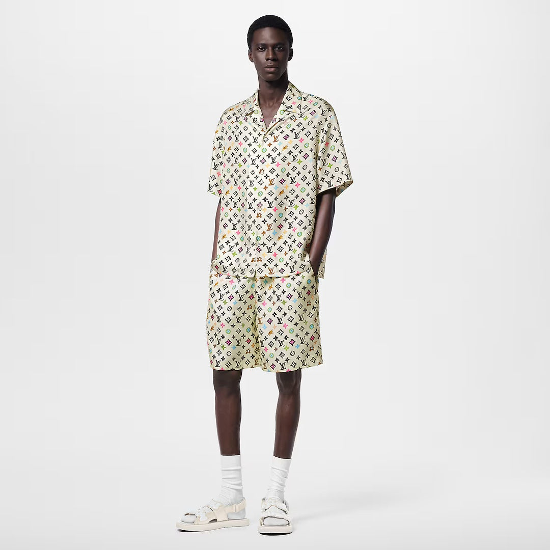 Lv Short-Sleeved Signature Shirt