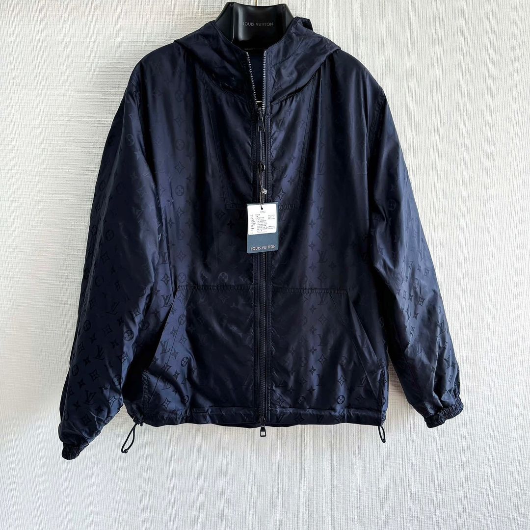 Lv Monogram Reversible Windbreaker