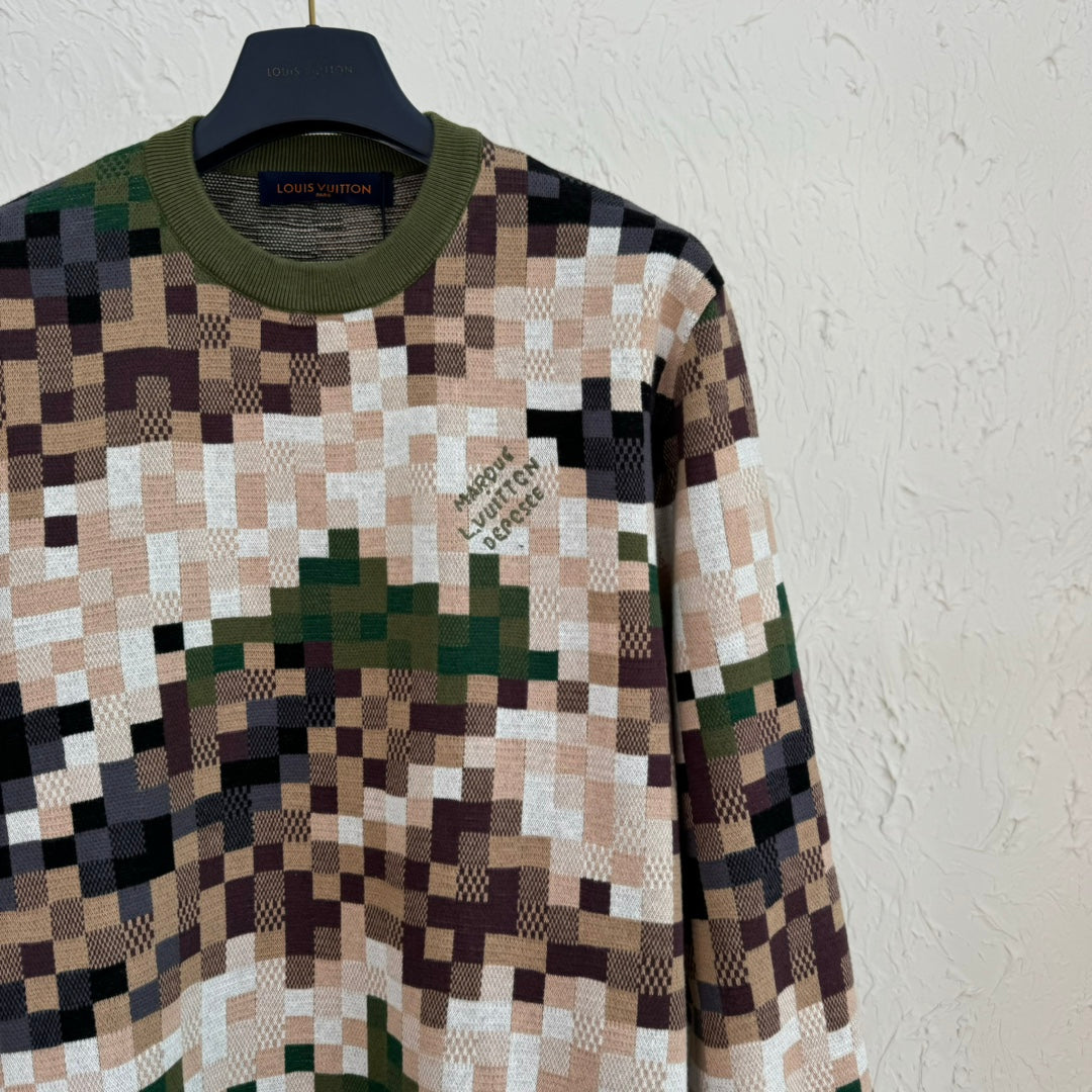 Lv Cotton Military Crewneck