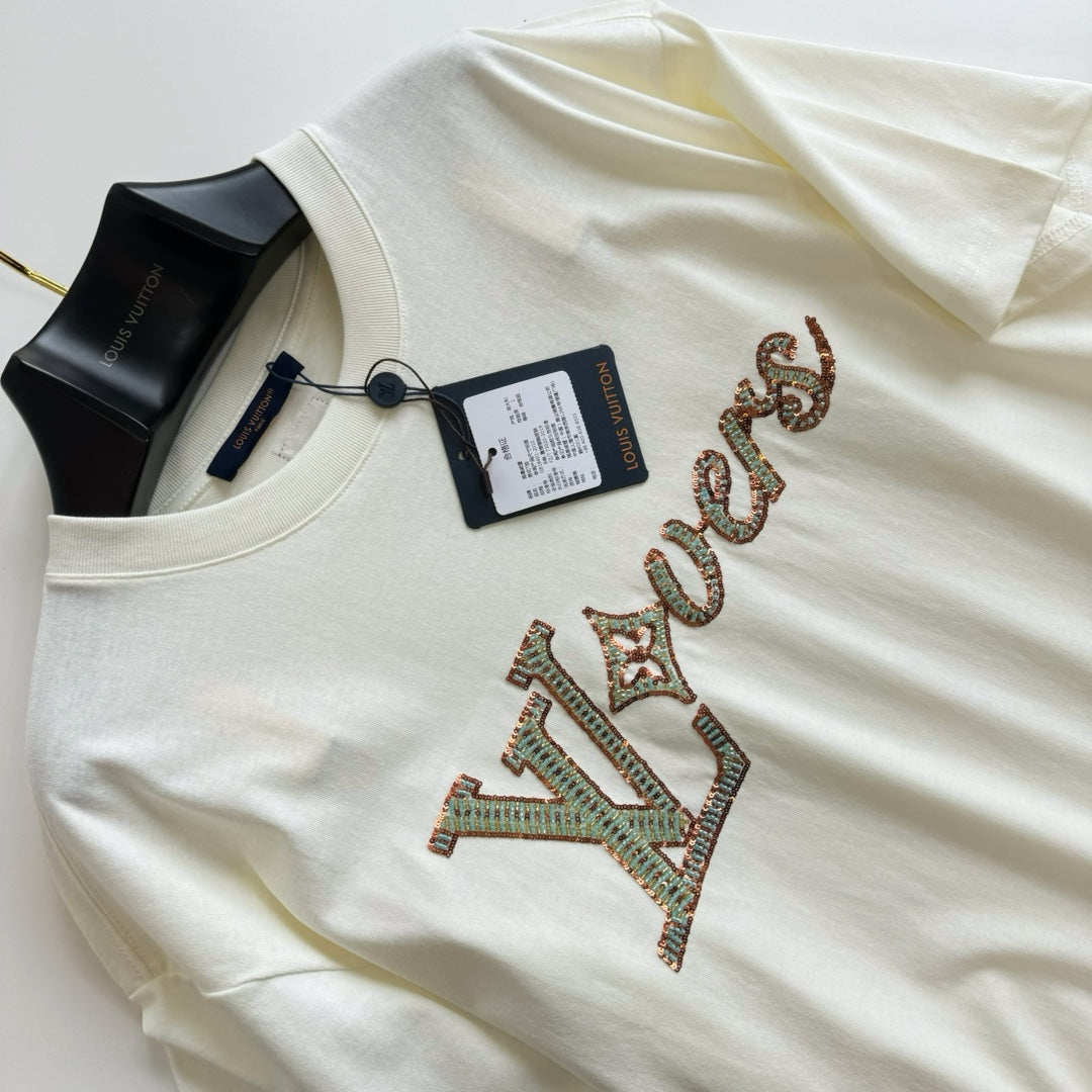 Lv Short-Sleeved Signature Shirt