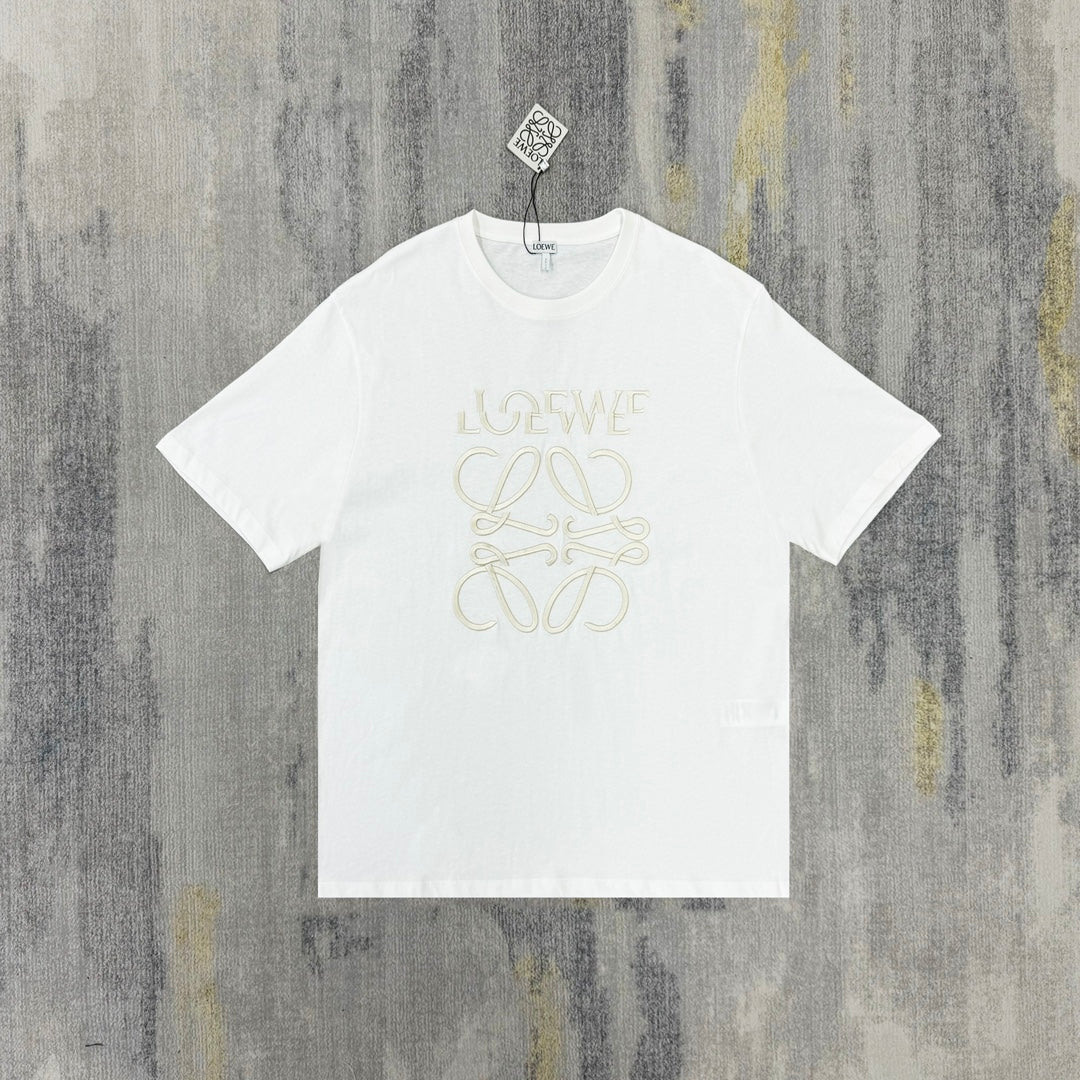 LOEWE  Anagram Logo Embroidered Cotton Jersey T-Shirt