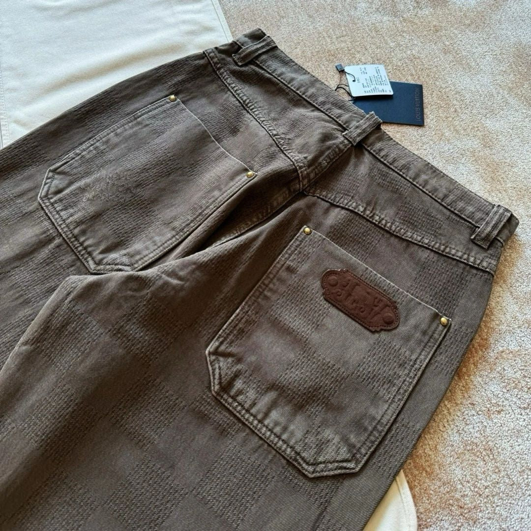 LV Denim Carpenter Pants