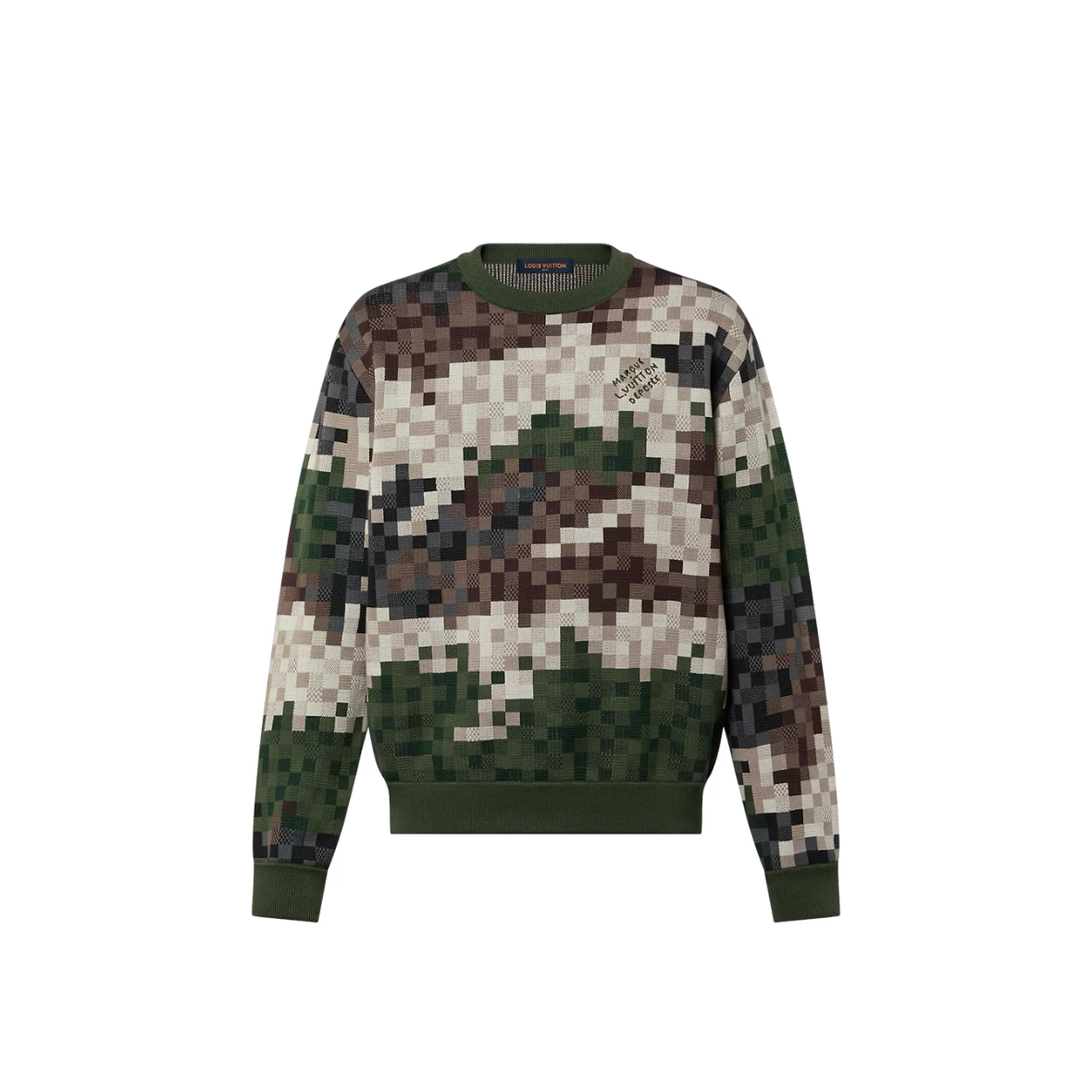 Lv Cotton Military Crewneck