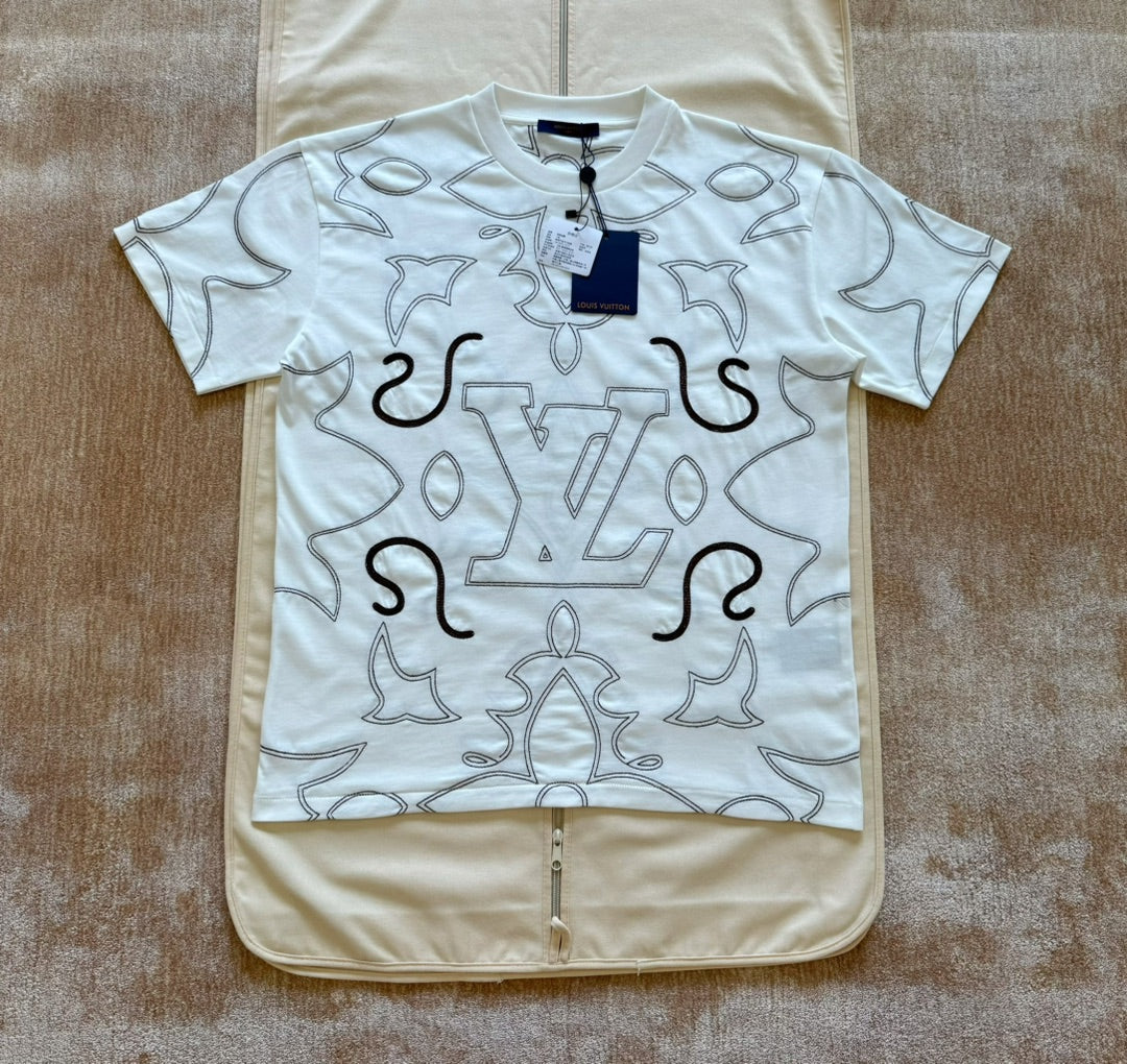 Lv Short-Sleeved Signature Shirt