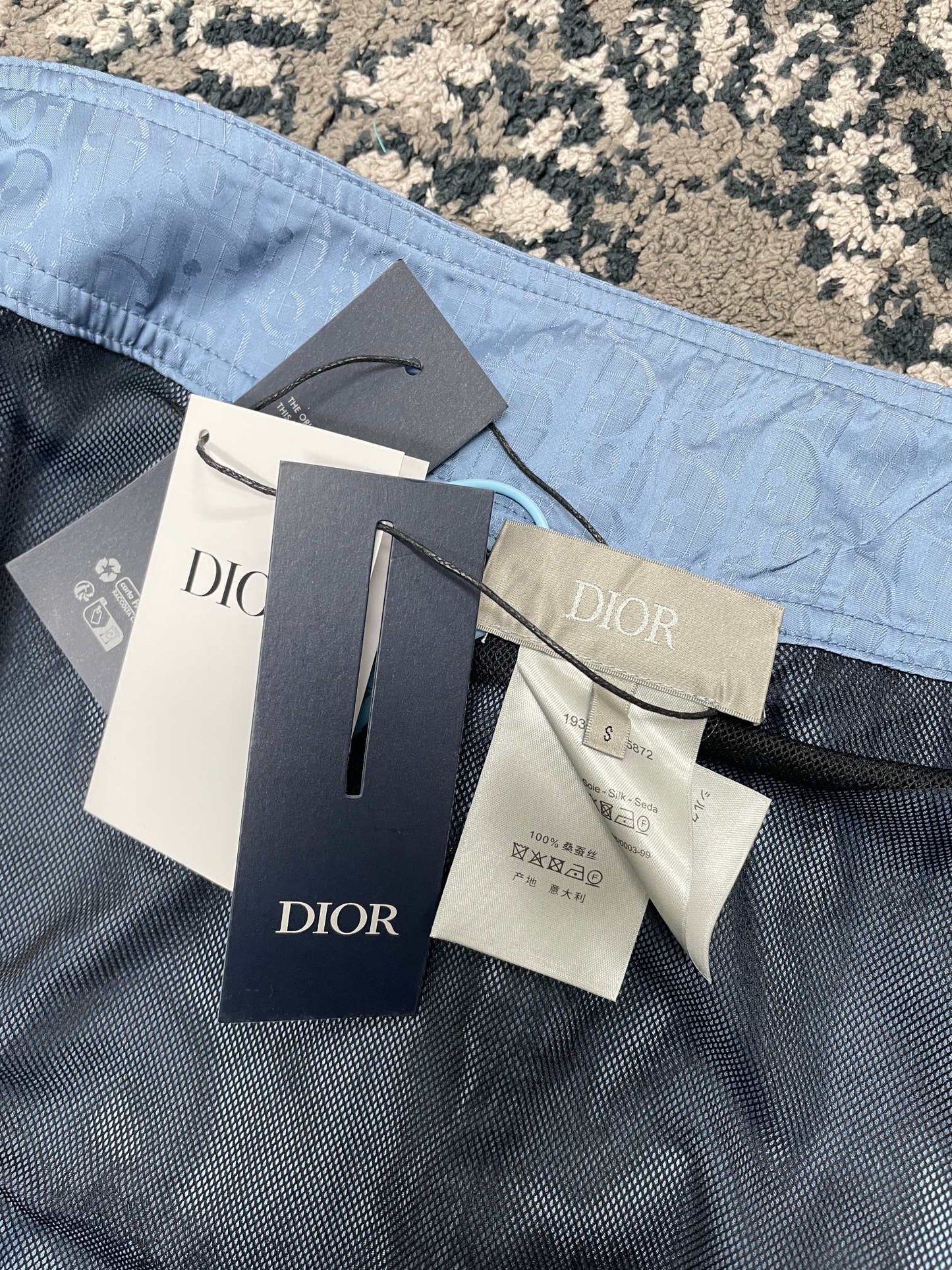 Dior Monogram Silk Swim Board Shorts