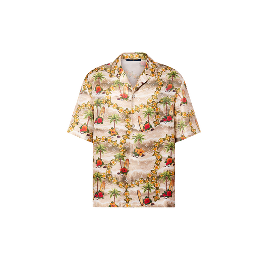 Lv Short-Sleeved Signature Shirt