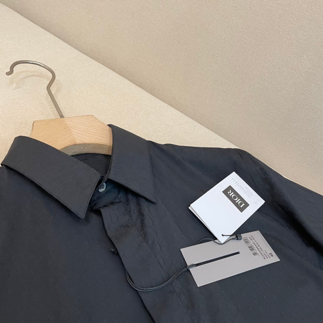 Dior Monogram Silk Short Sleeve shirt