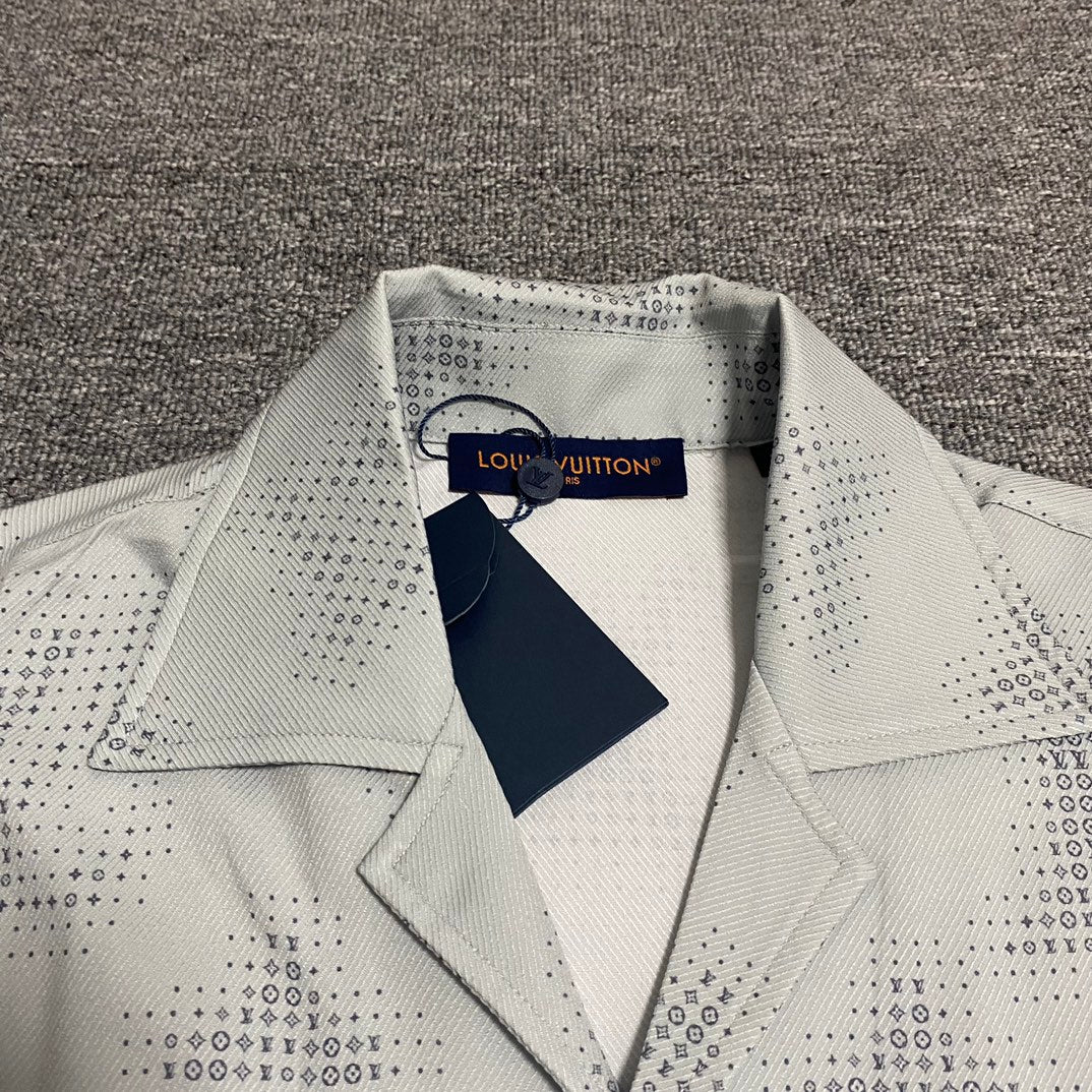 Lv Short-Sleeved Signature Shirt