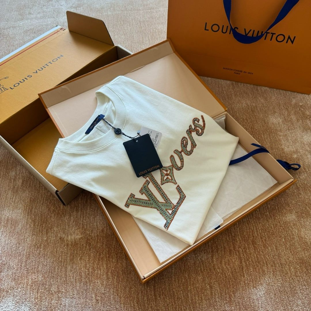 Lv Short-Sleeved Signature Shirt