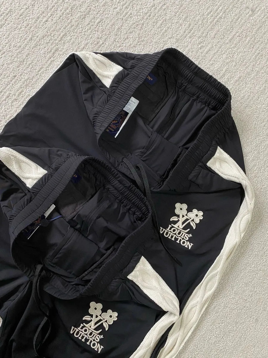 LV  Embroidered Technical Track Pants