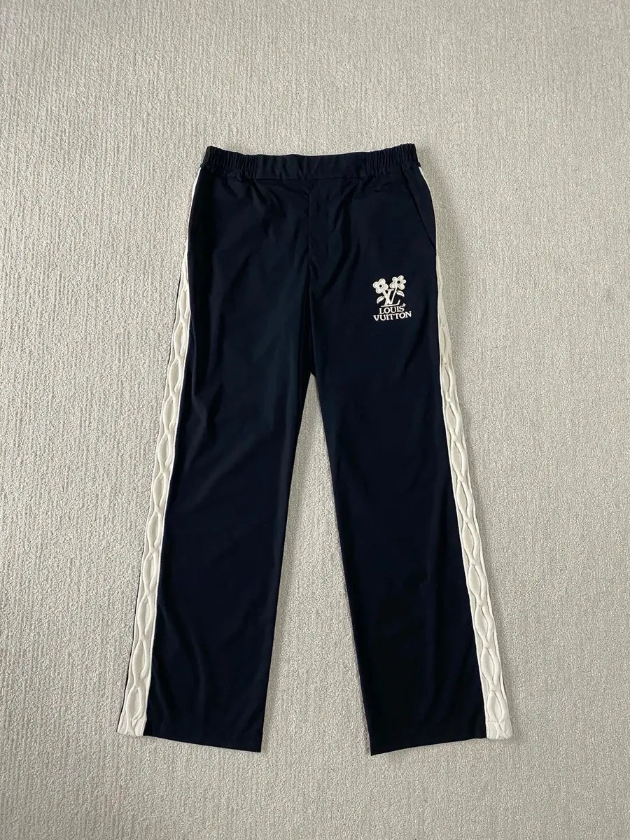 LV  Embroidered Technical Track Pants