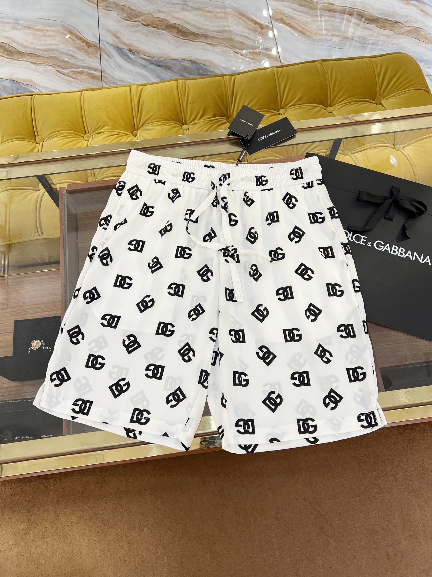 D&G Silk Shirt And Shorts Set