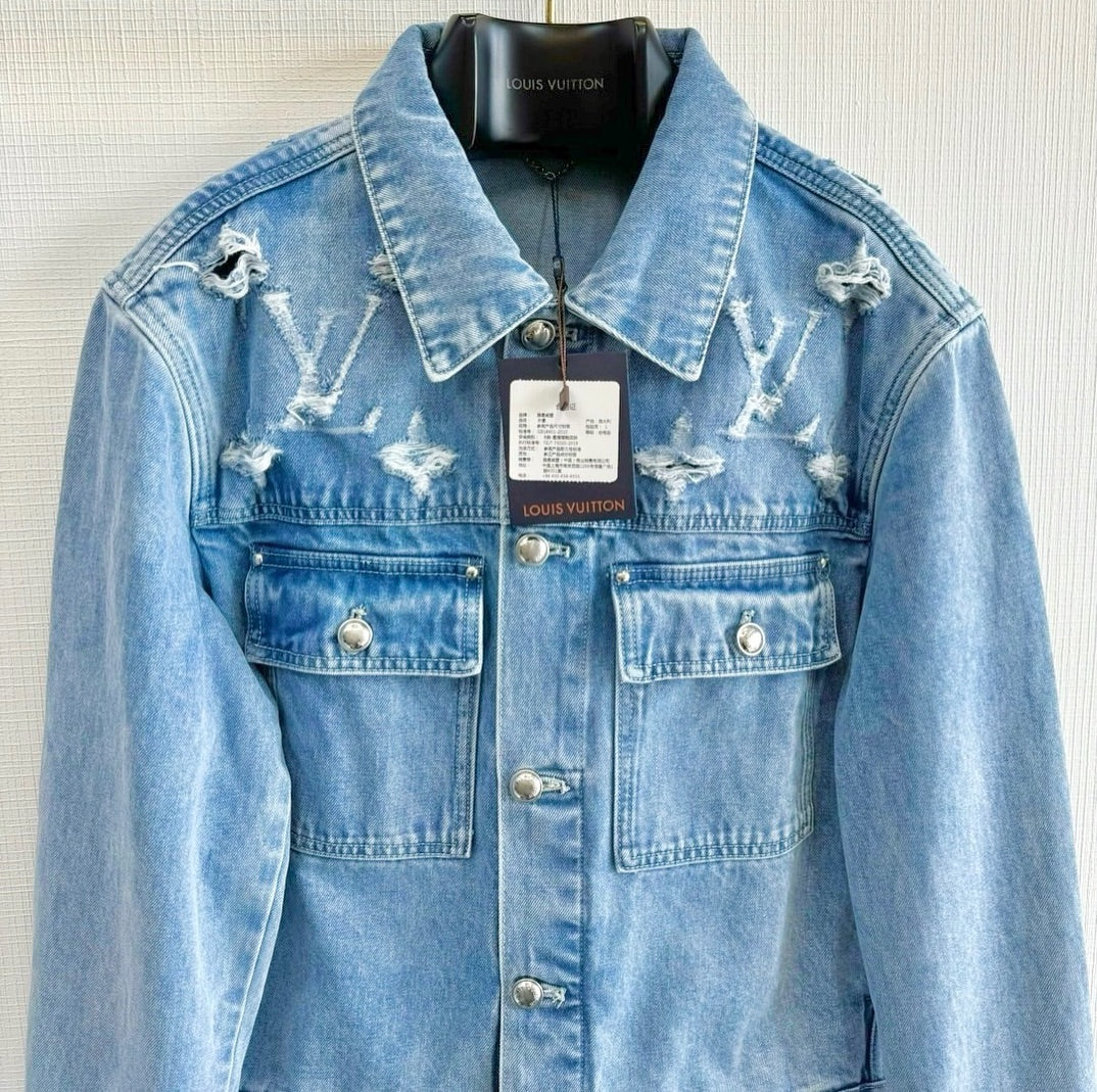 Lv Denim Trucker Jacket