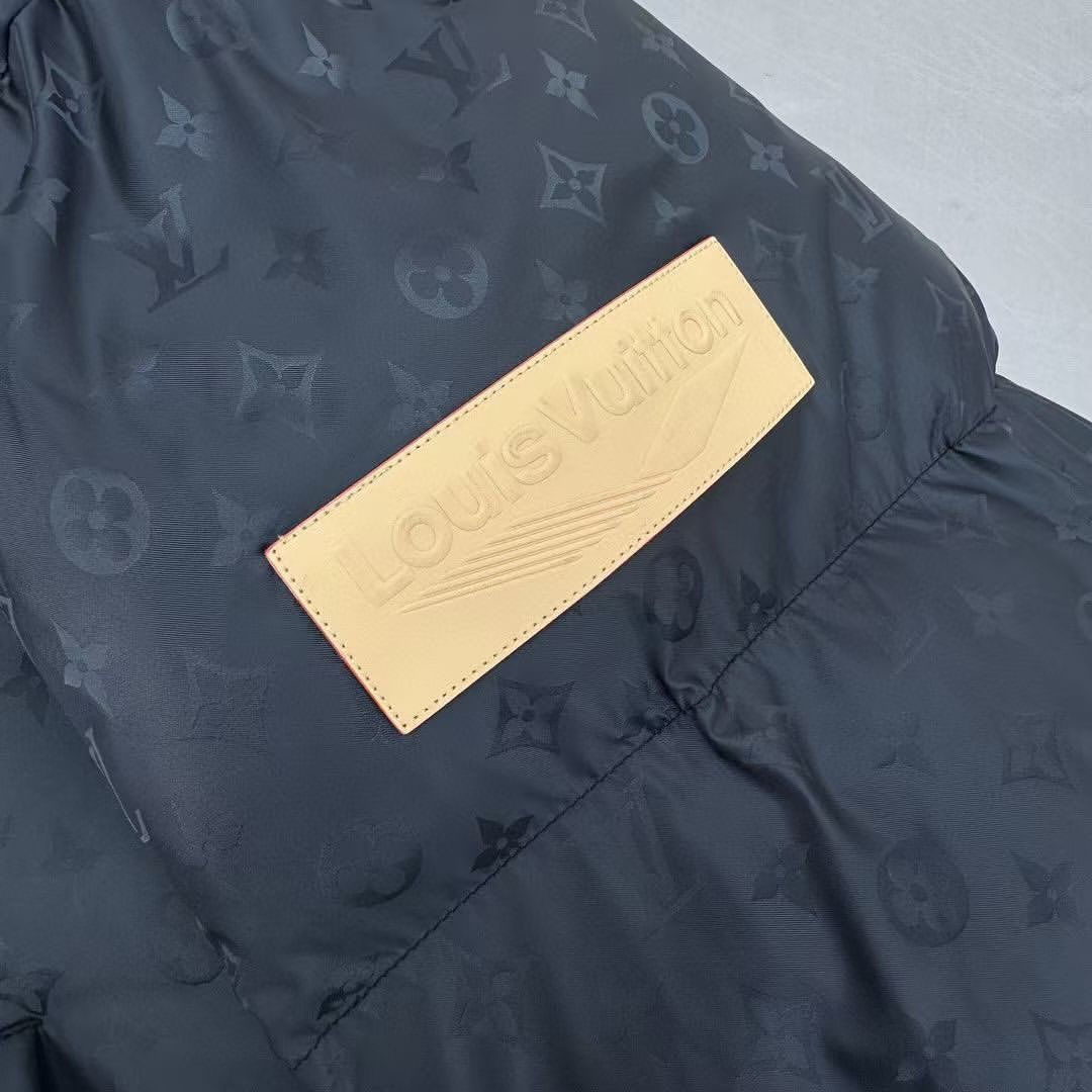 Lv Monogram Down Jacket