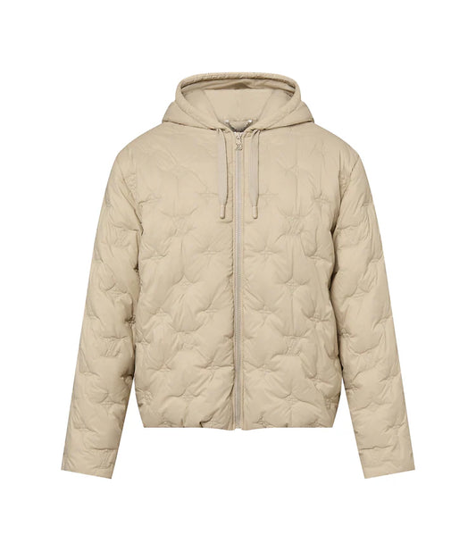 Lv Monogram Quilted Nylon Hooded Blouson