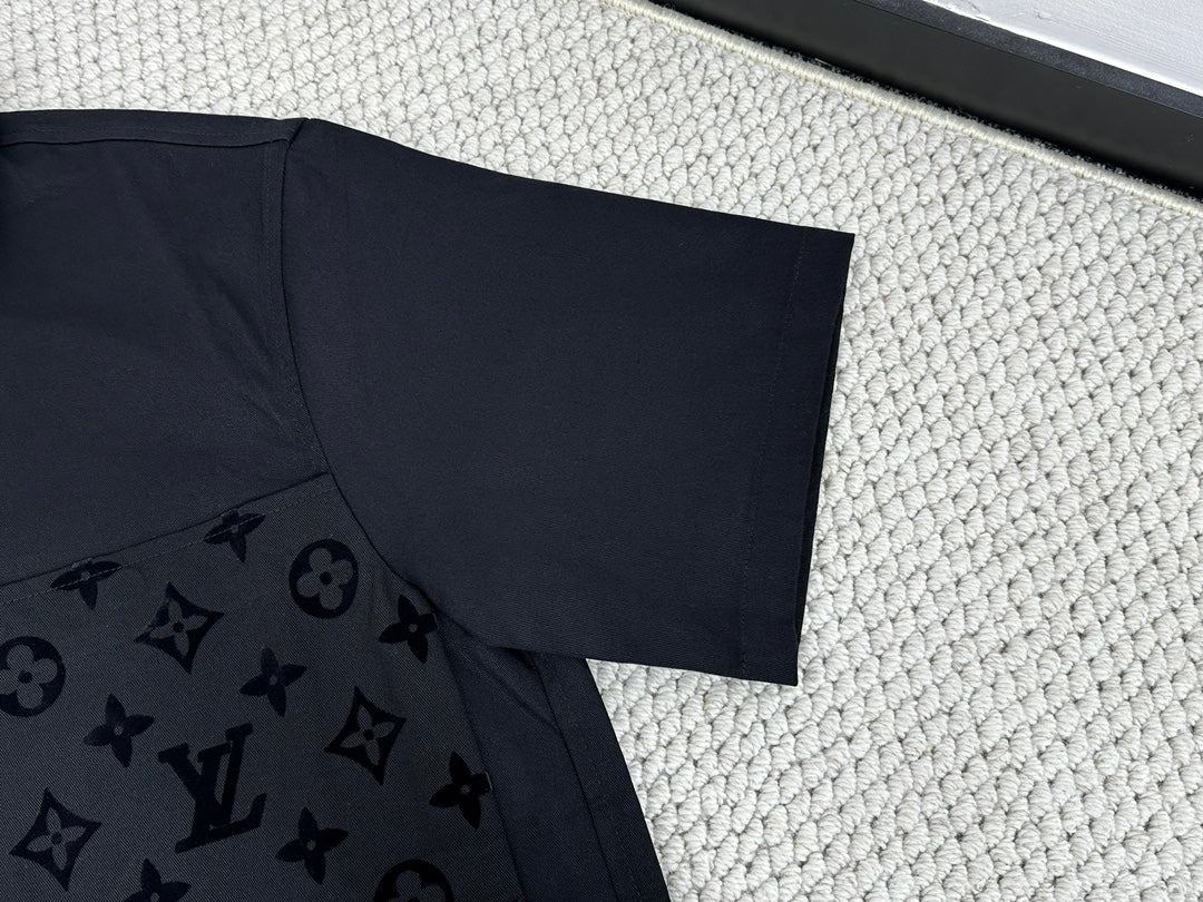 Lv Short-Sleeved Signature Shirt