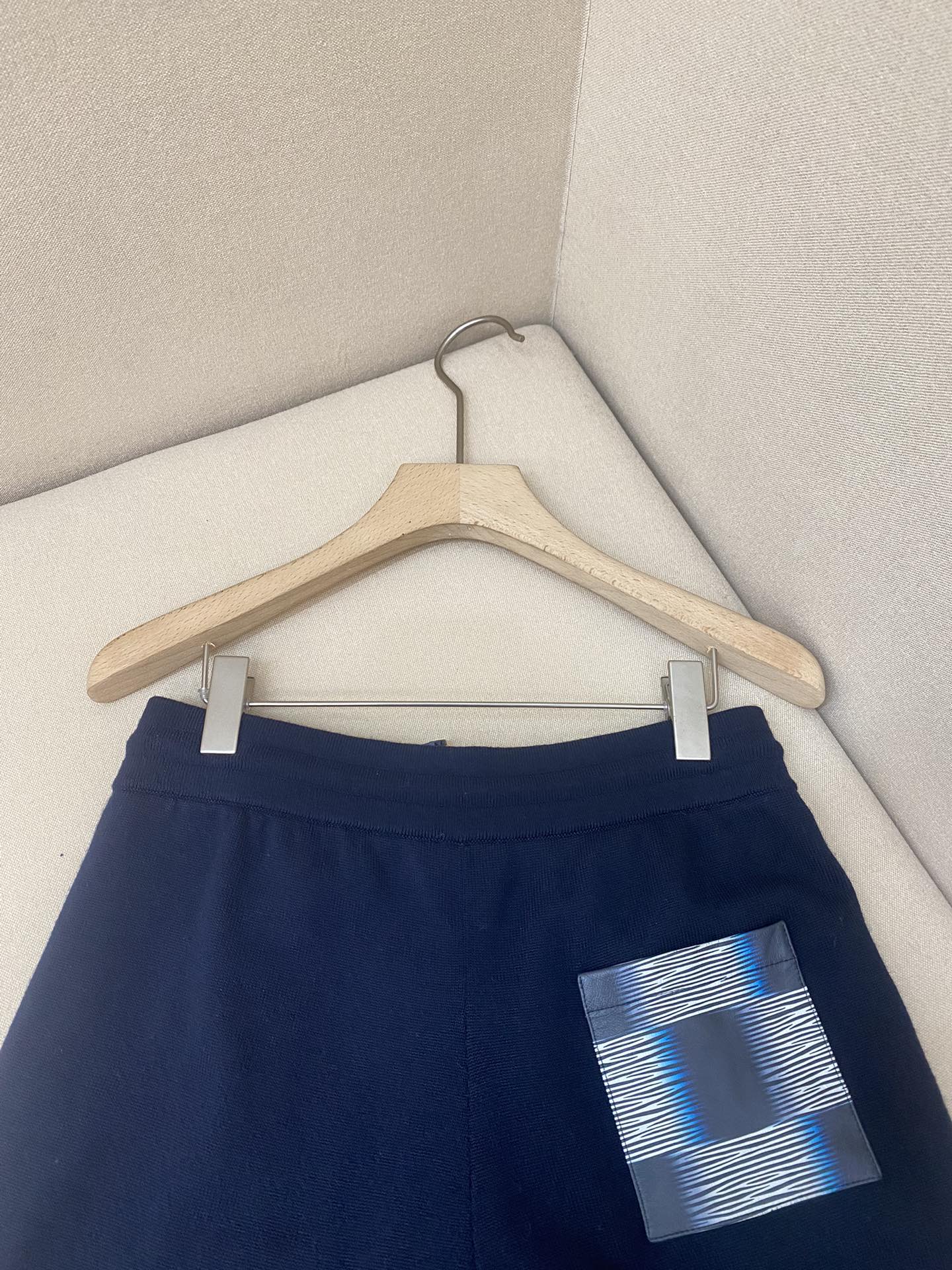 LV Blue Logo Pants