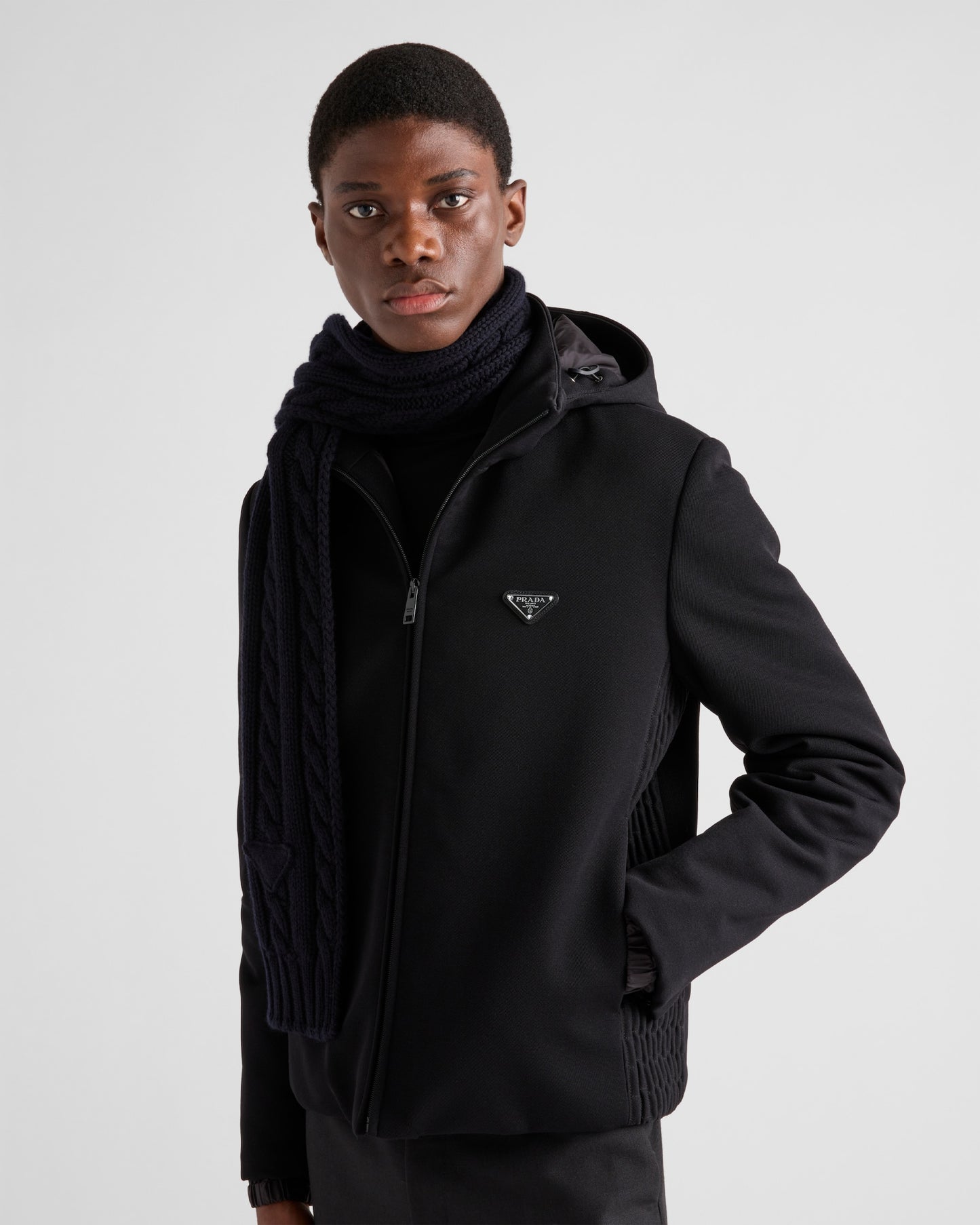 Prada Stretch technical fabric jacket