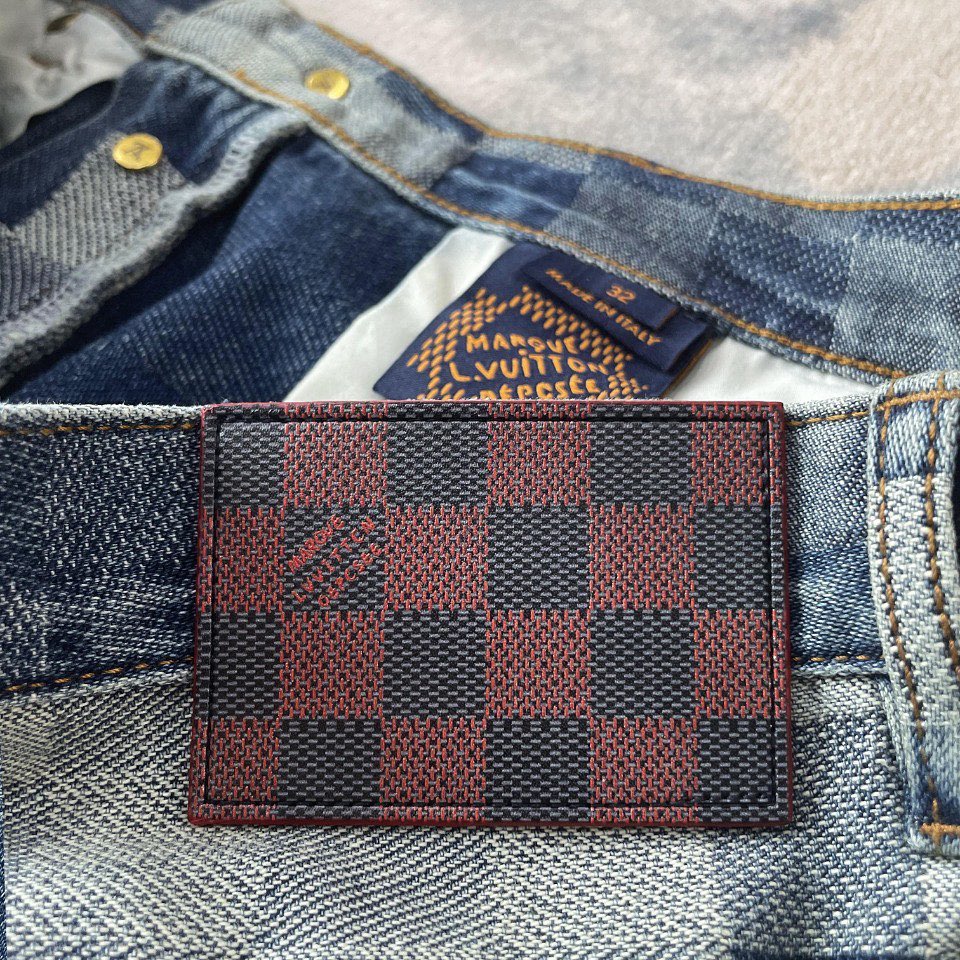 LV Denim Carpenter Pants