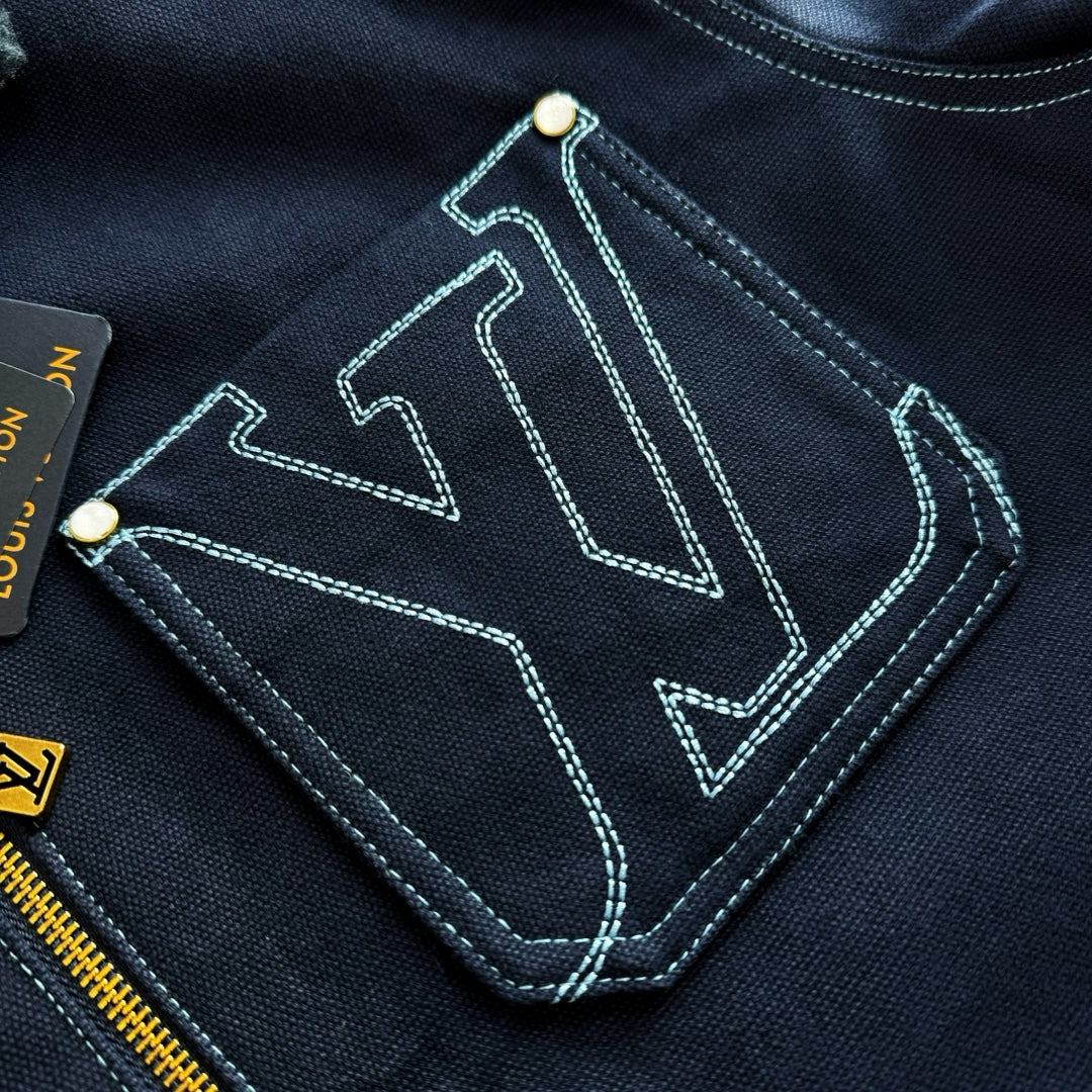 Lv Wintery Workwear Denim Jacket