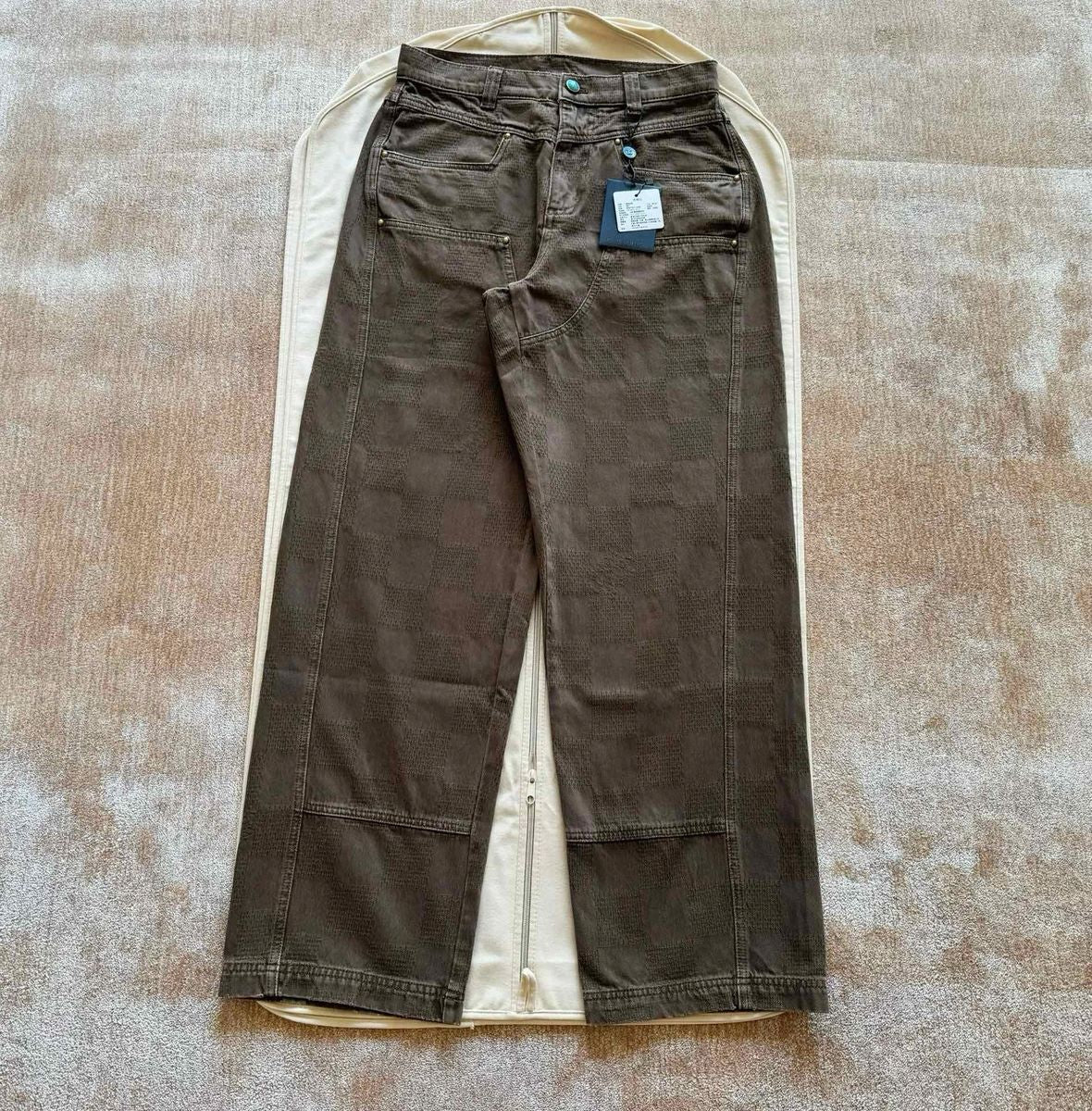 LV Denim Carpenter Pants