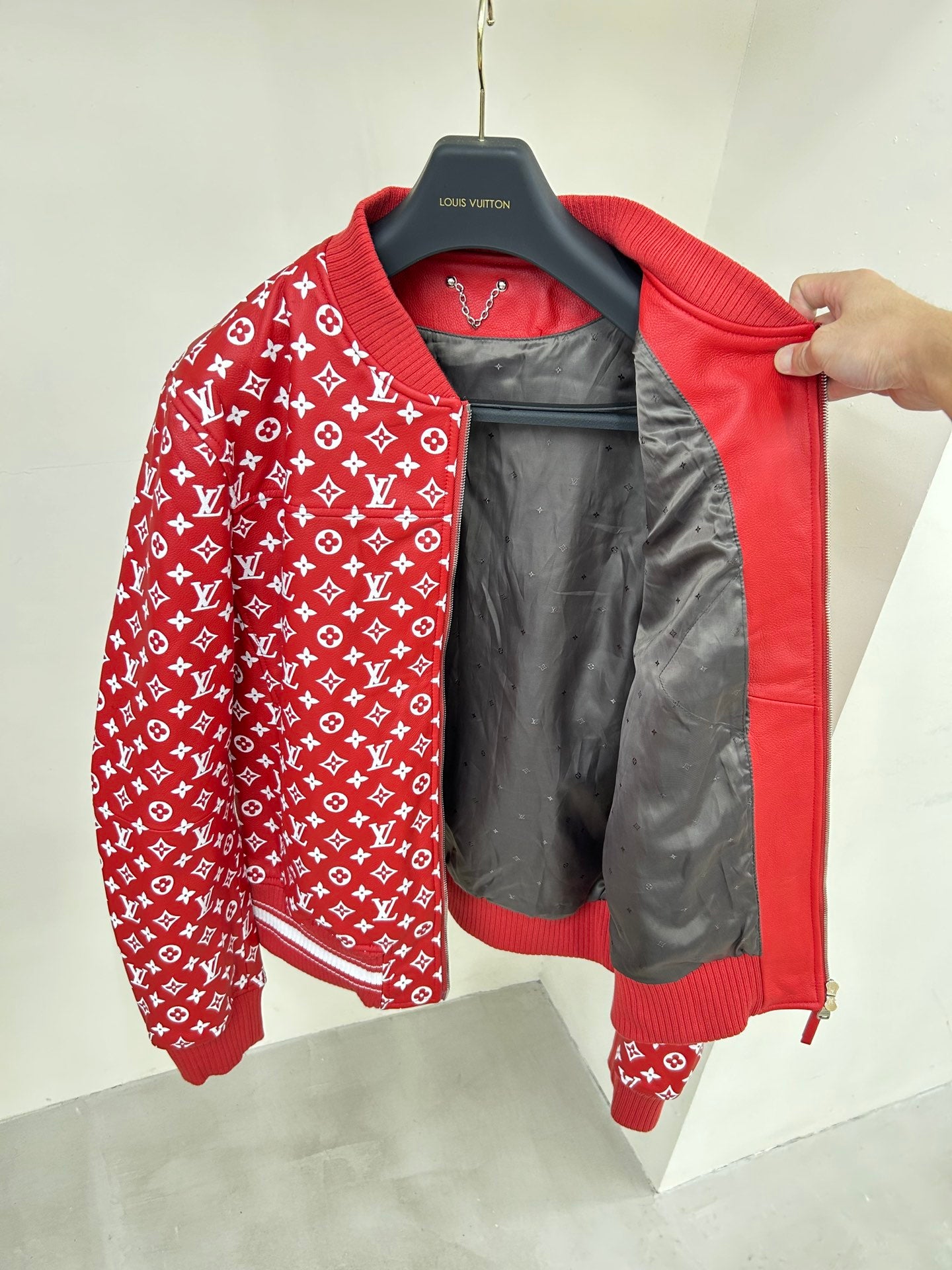 Lv X Supreme Monogram Jacket