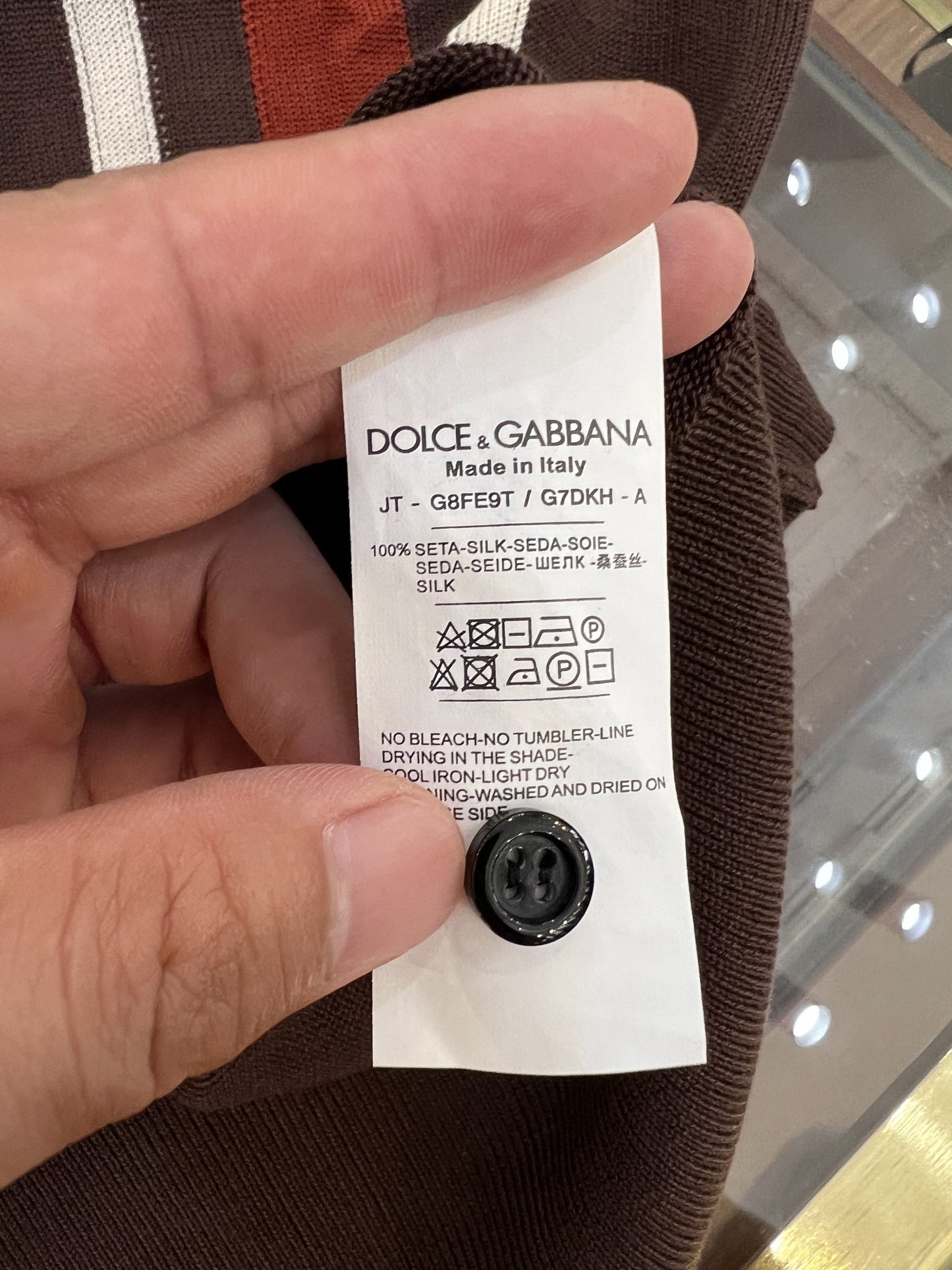 D&G Cotton Polo T-Shirt