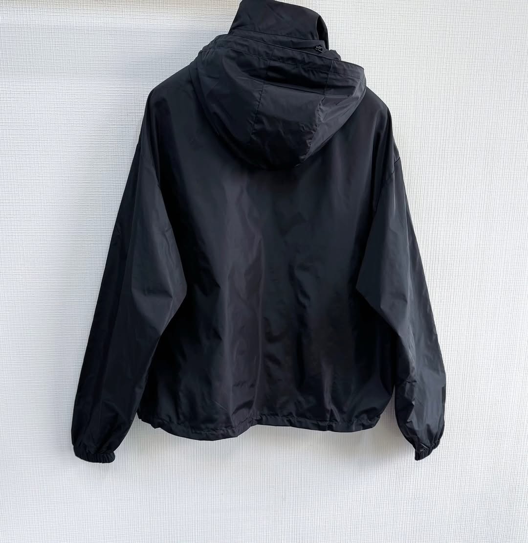 Prada Re-Nylon reversible hooded jacket