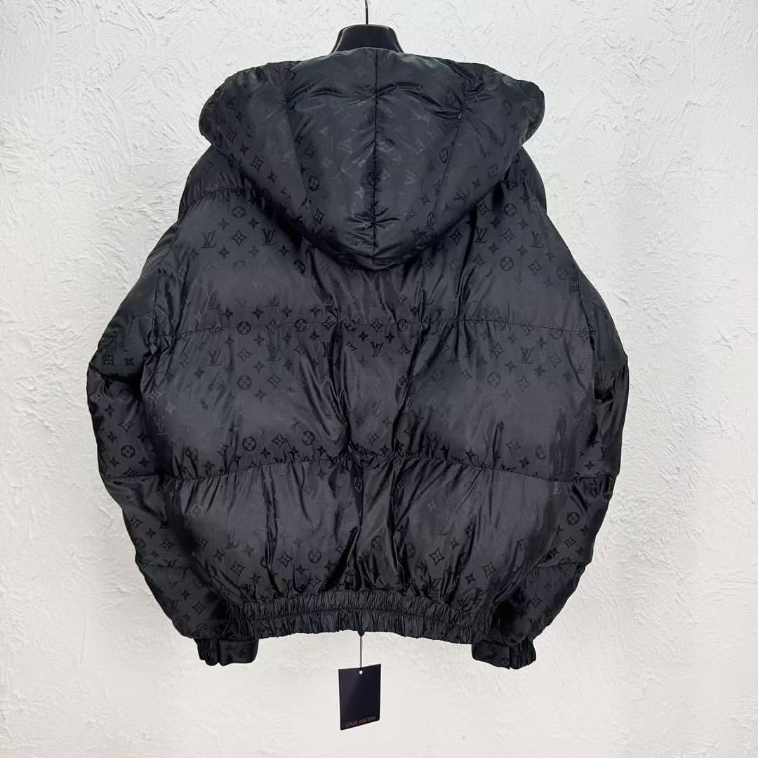 Lv Monogram Down Jacket