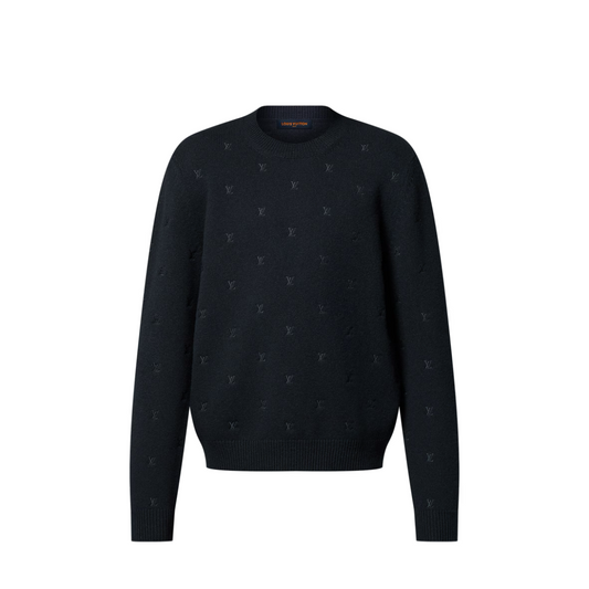 LV Blason All Over Embroidered Crewneck