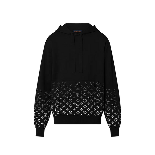 LV monogram sweater black white