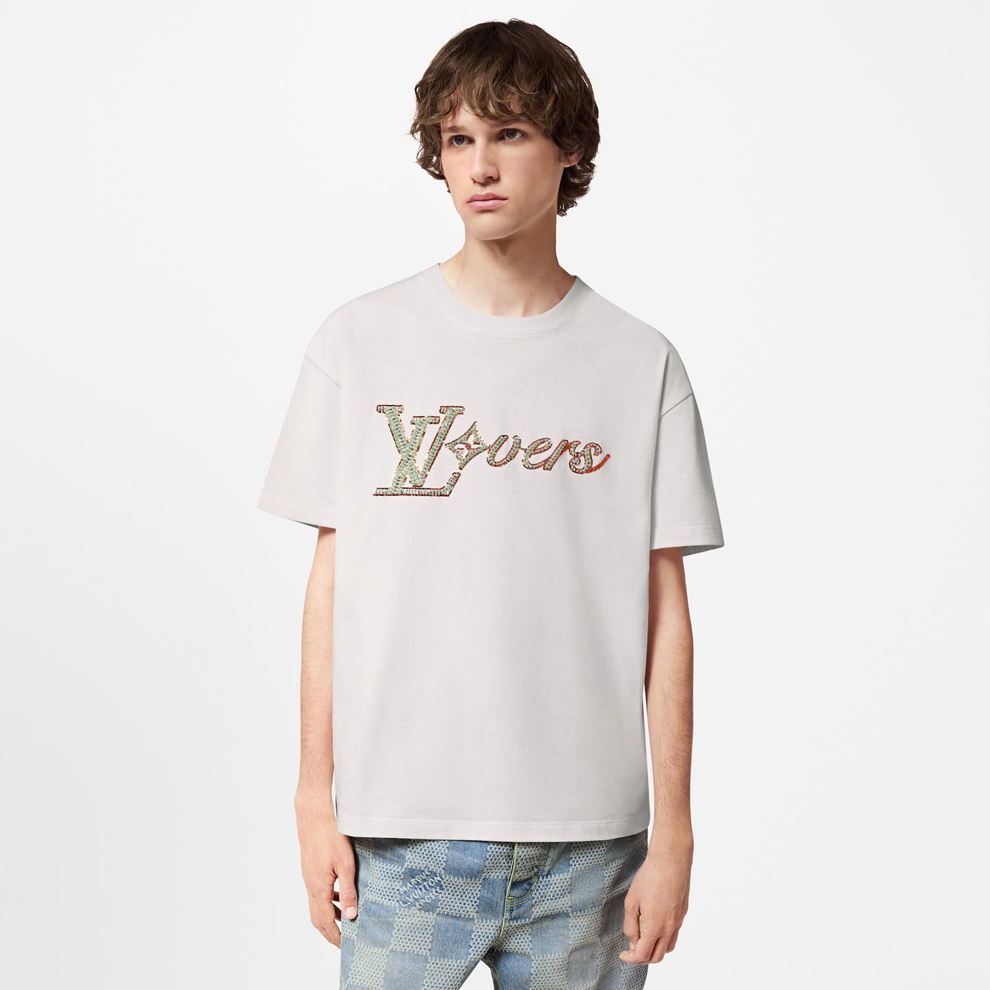 Lv Short-Sleeved Signature Shirt