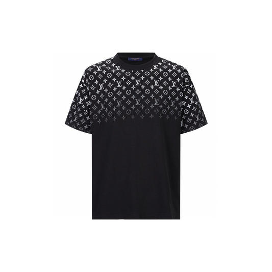 Lv Short-Sleeved Monogram Wool Shirt