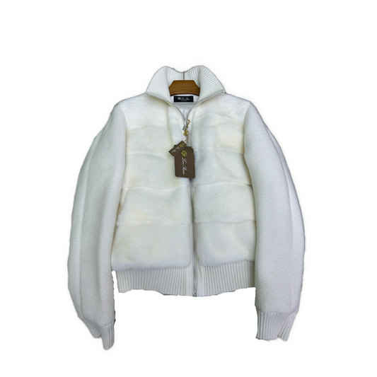 Loro Piana Mink Zip Jacket