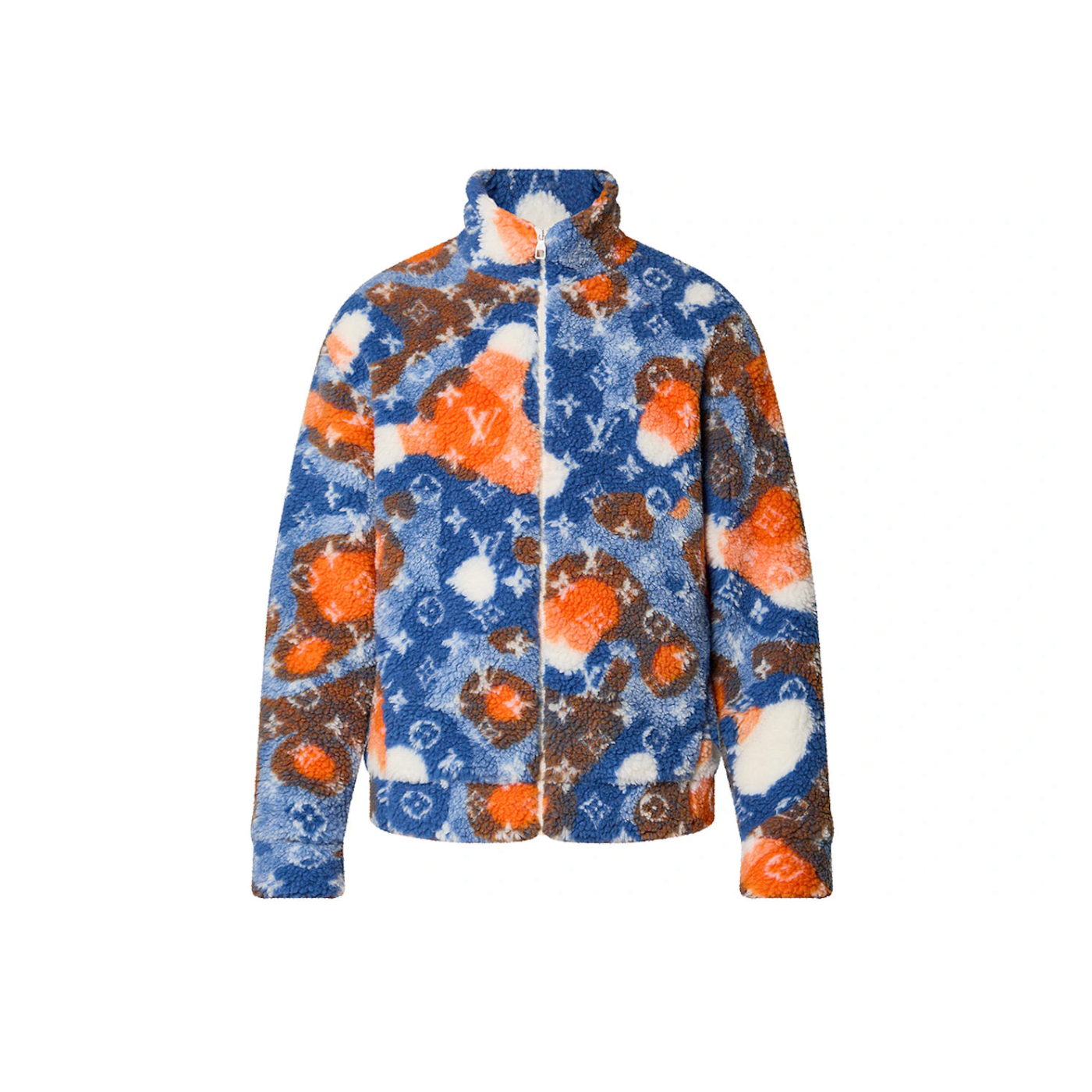 Lv Jacquard Camo Fleece Blouson